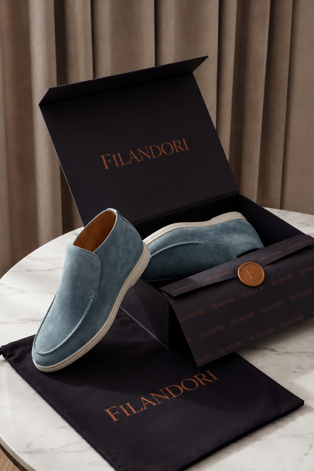 Arzano High Top Loafer Mint Green