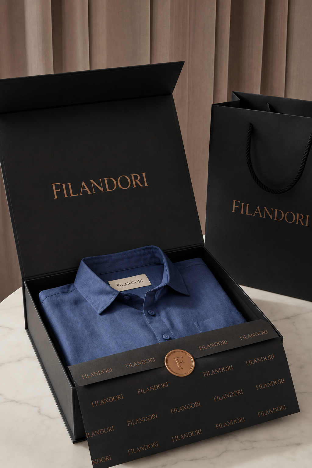 Vicenza Linen Short Sleeve Blue