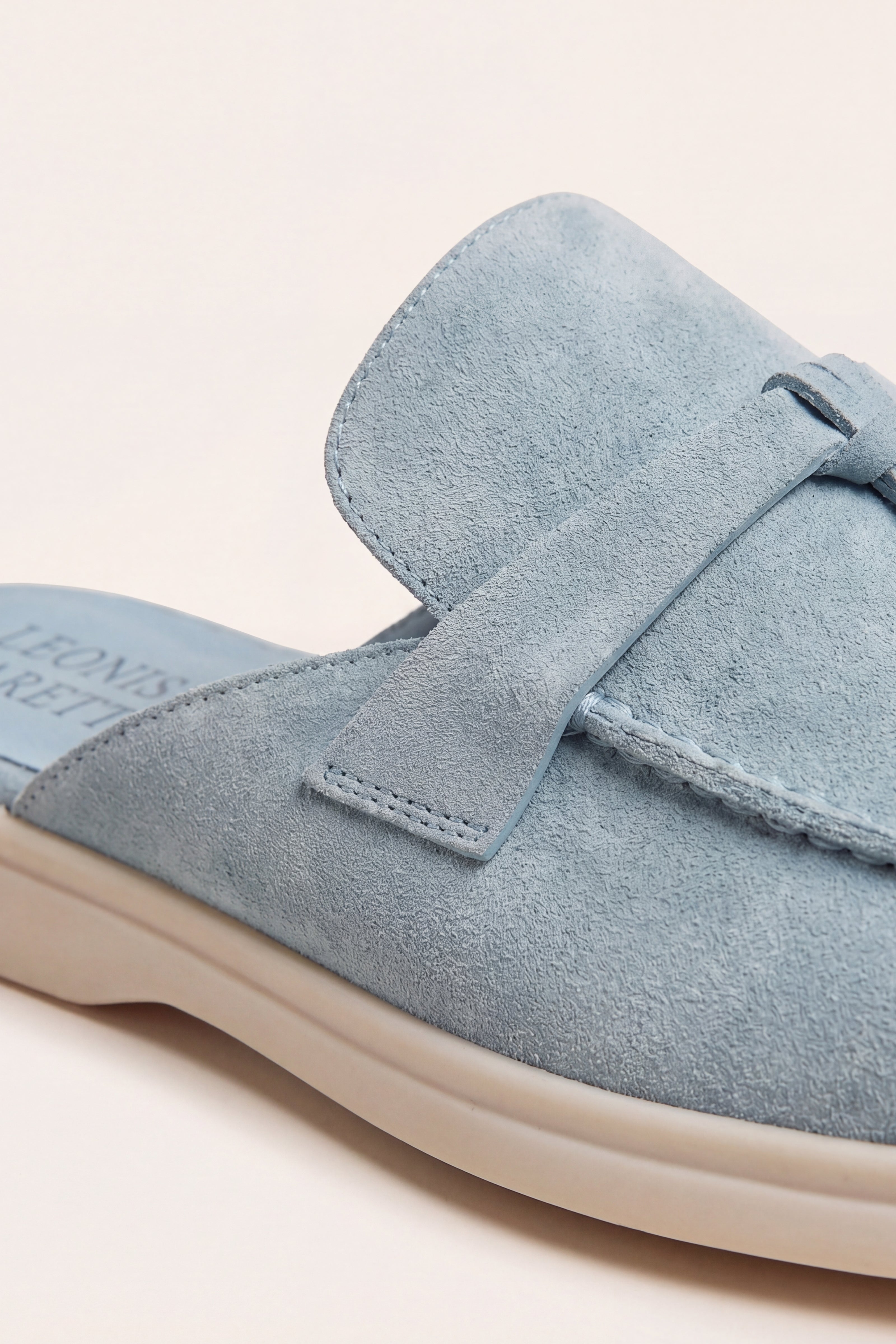 Filandori Buckle Mule Light Blue
