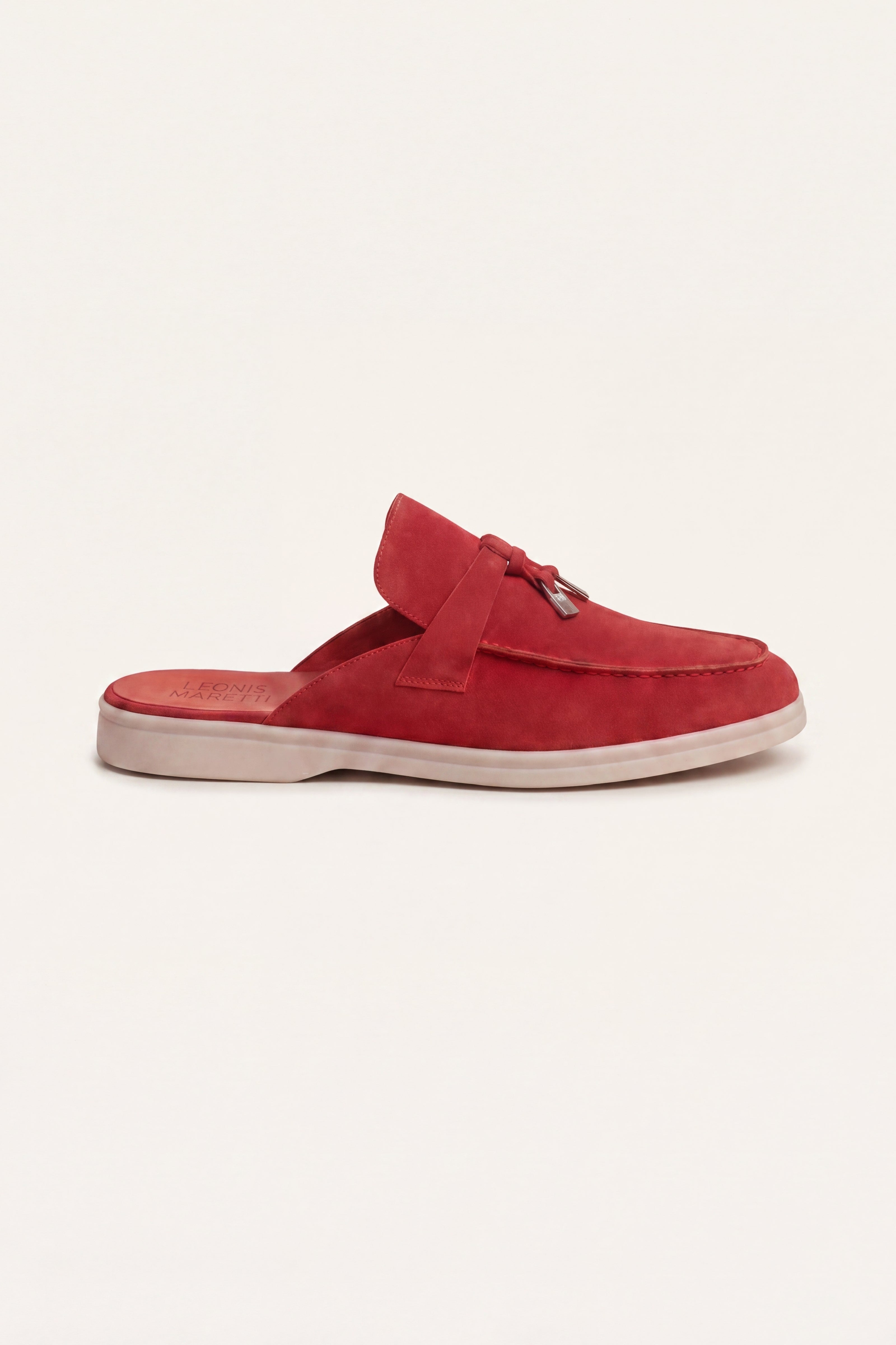 Filandori Buckle Mule Red