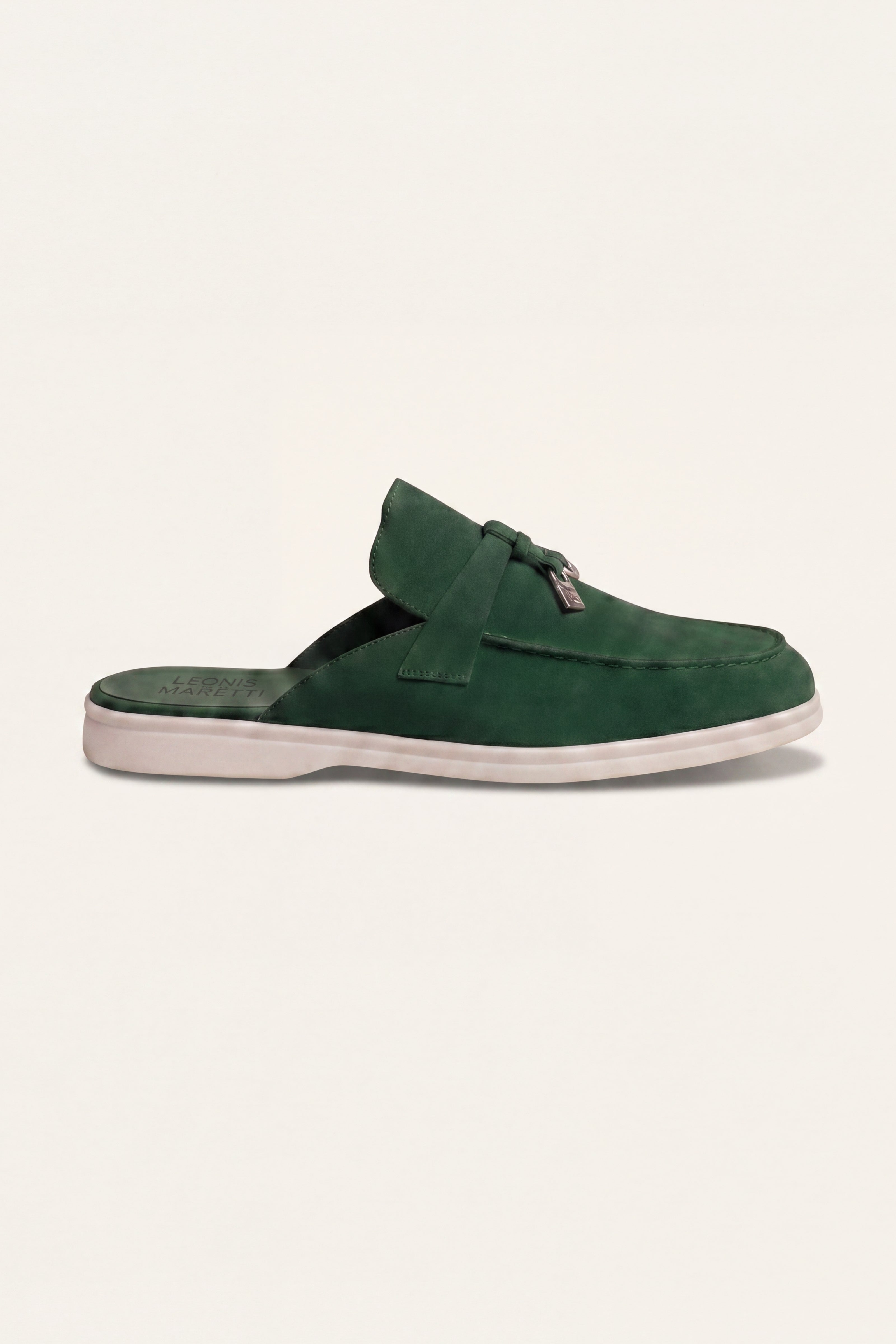 Filandori Buckle Mule Green
