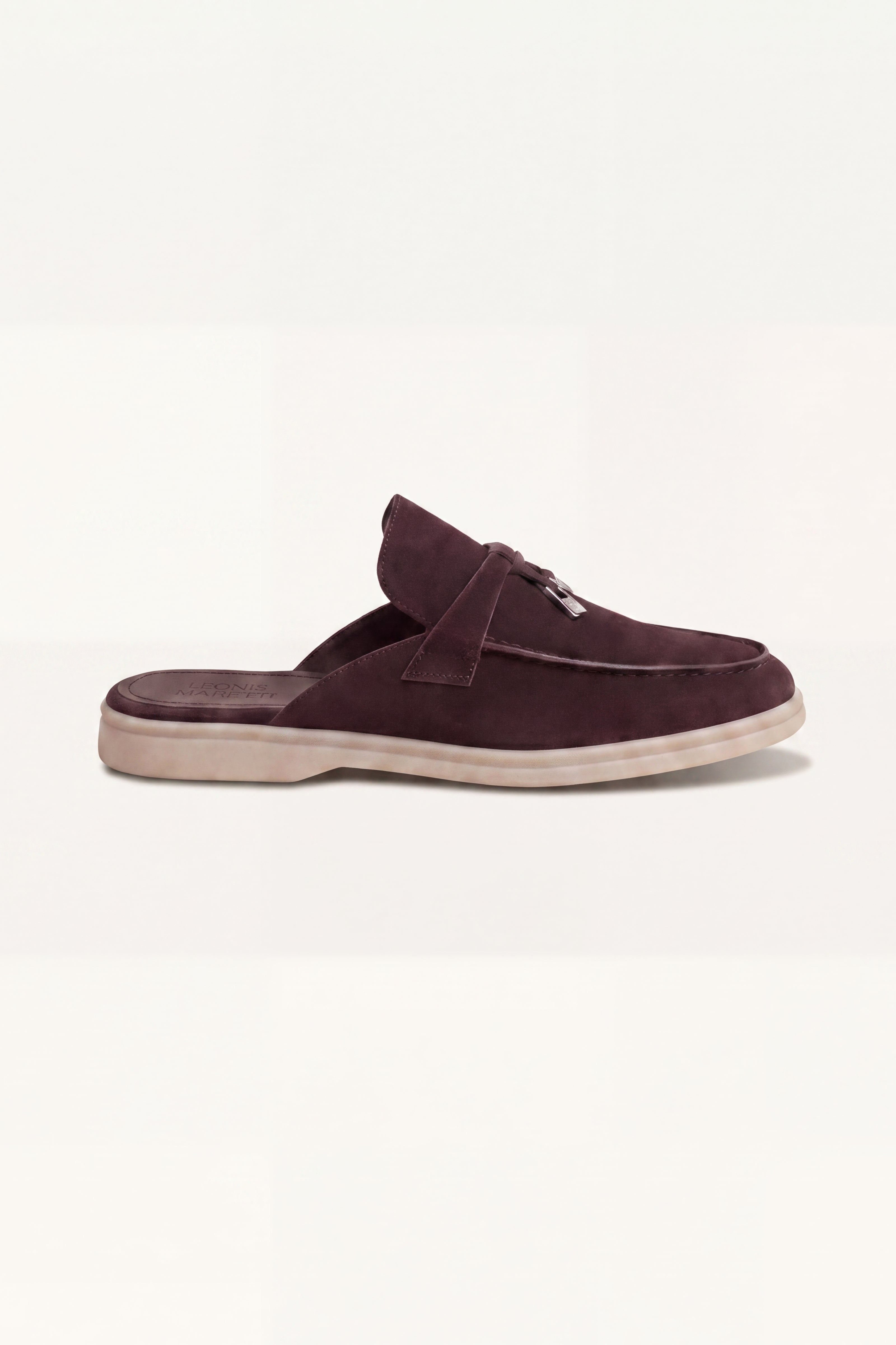 Filandori Buckle Mule Burgundy