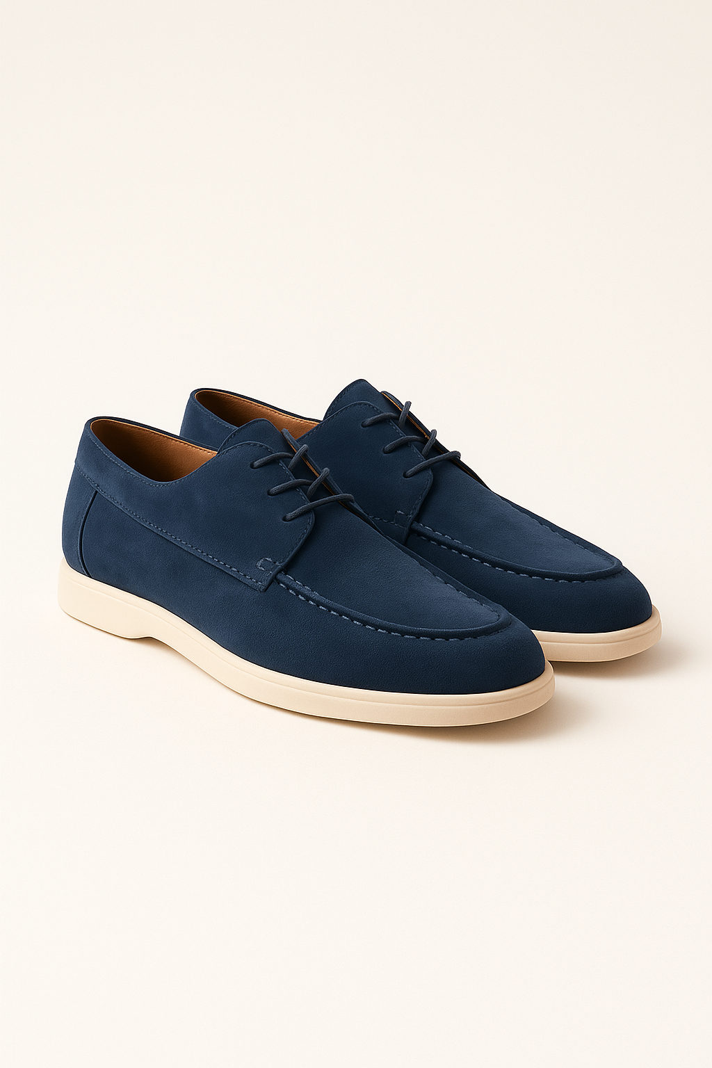 Filandori Suede Lace Shoes Navy