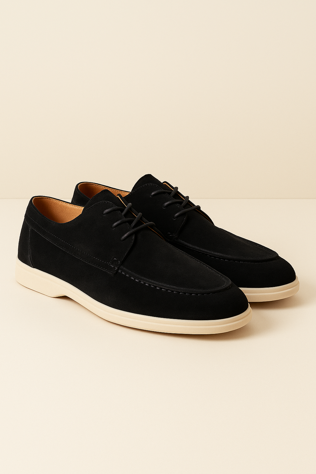 Filandori Suede Lace Shoes Black