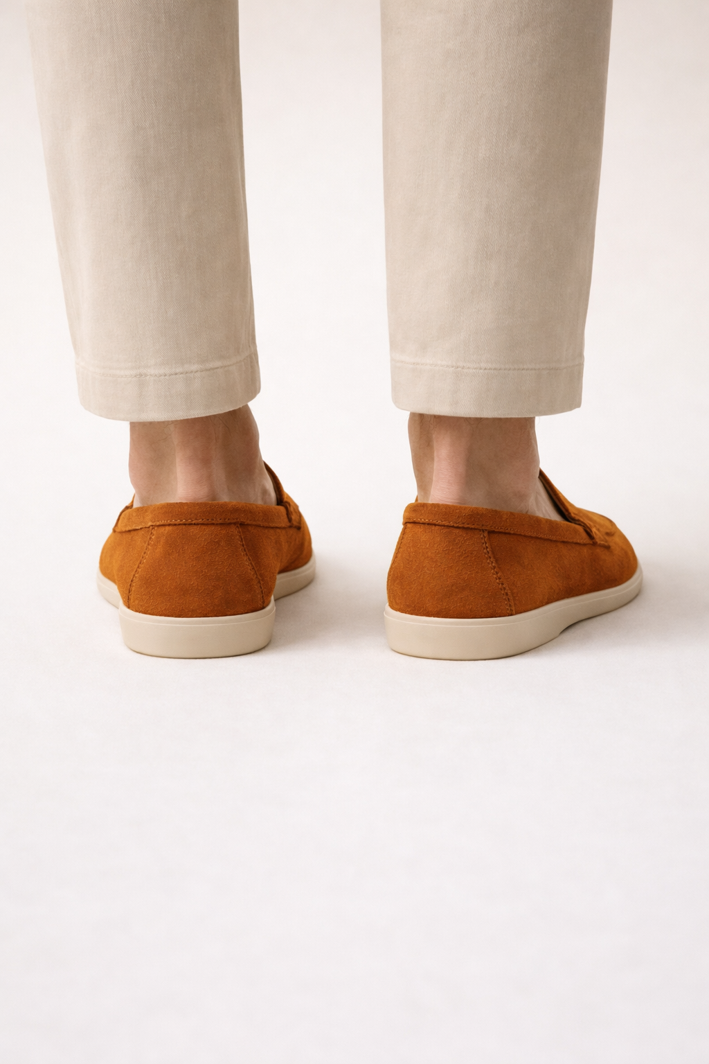 Filandori Suede Loafers Terracotta