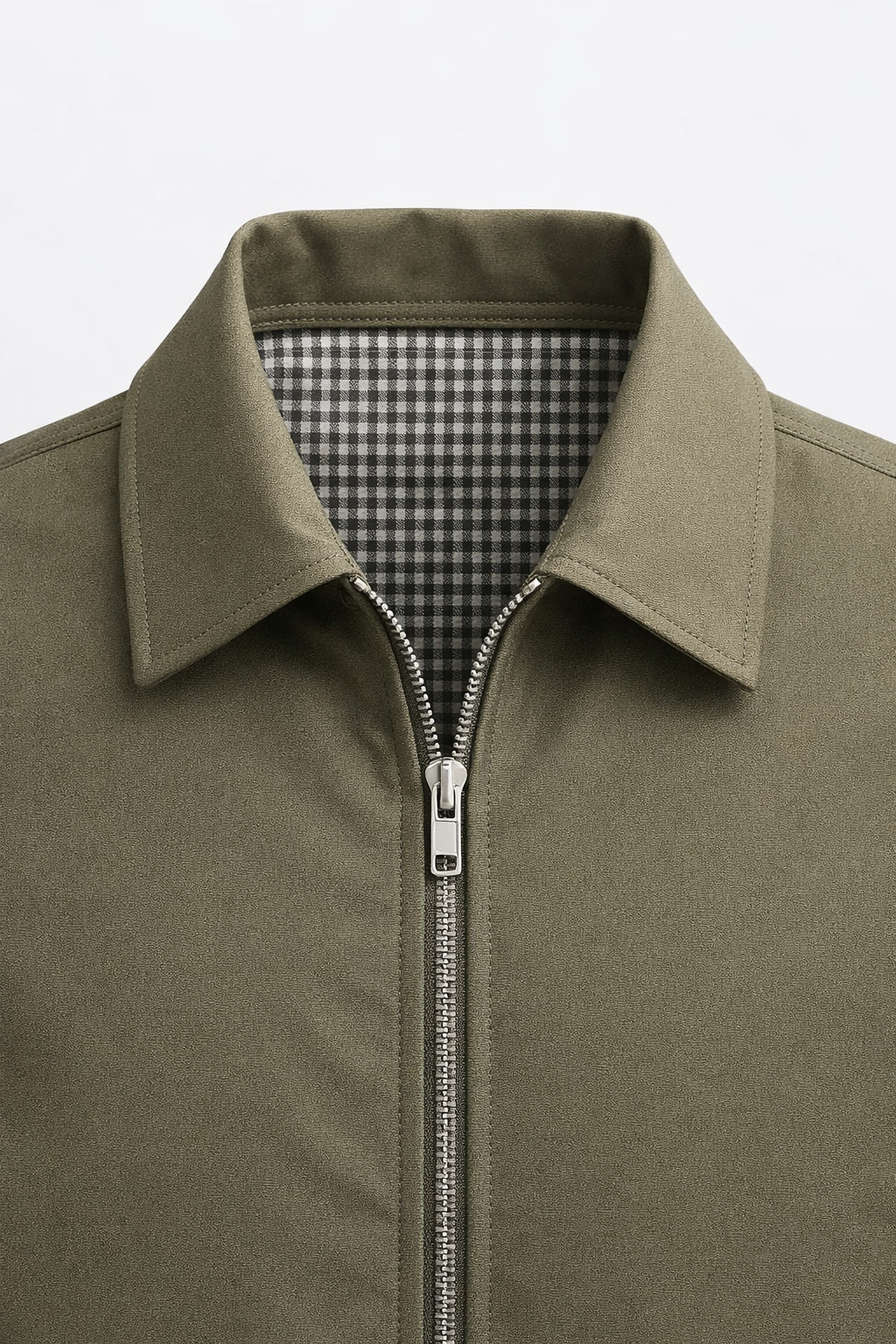 Pietro Lightweight Zip Jacket Khaki