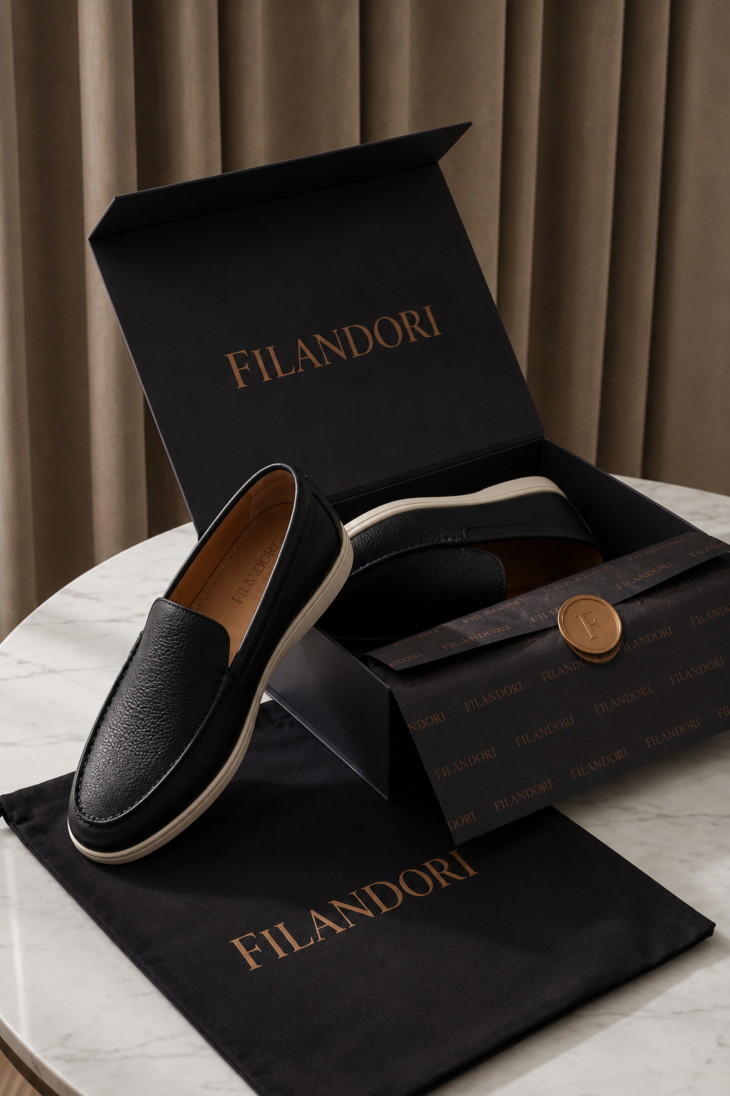Alvero Dressed Loafer Black