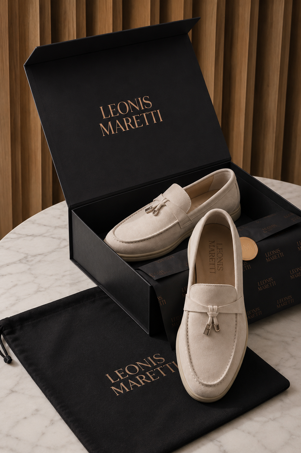 Filandori Buckle Loafer Cream
