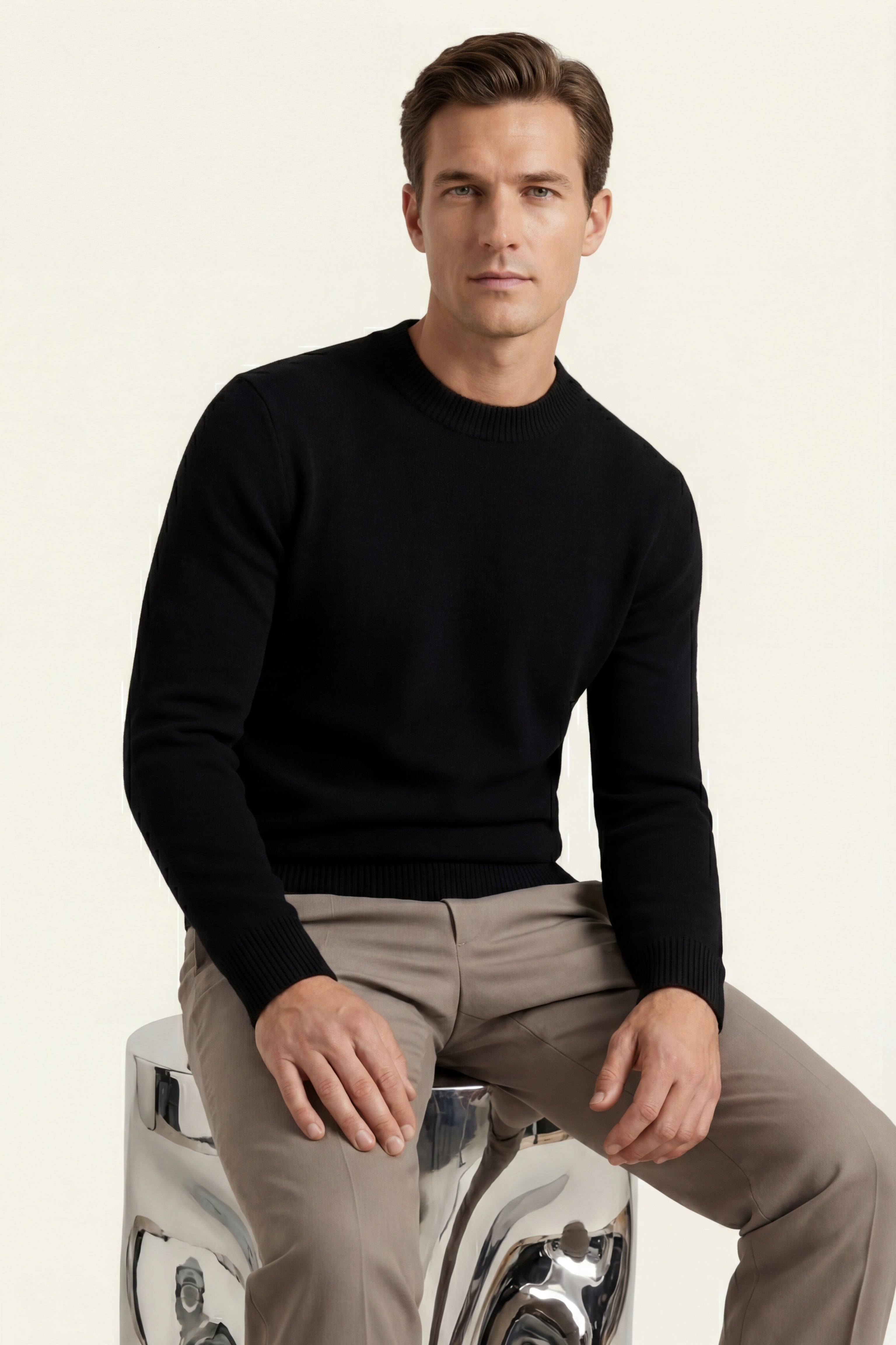 Taviani Cashmere Knit Black