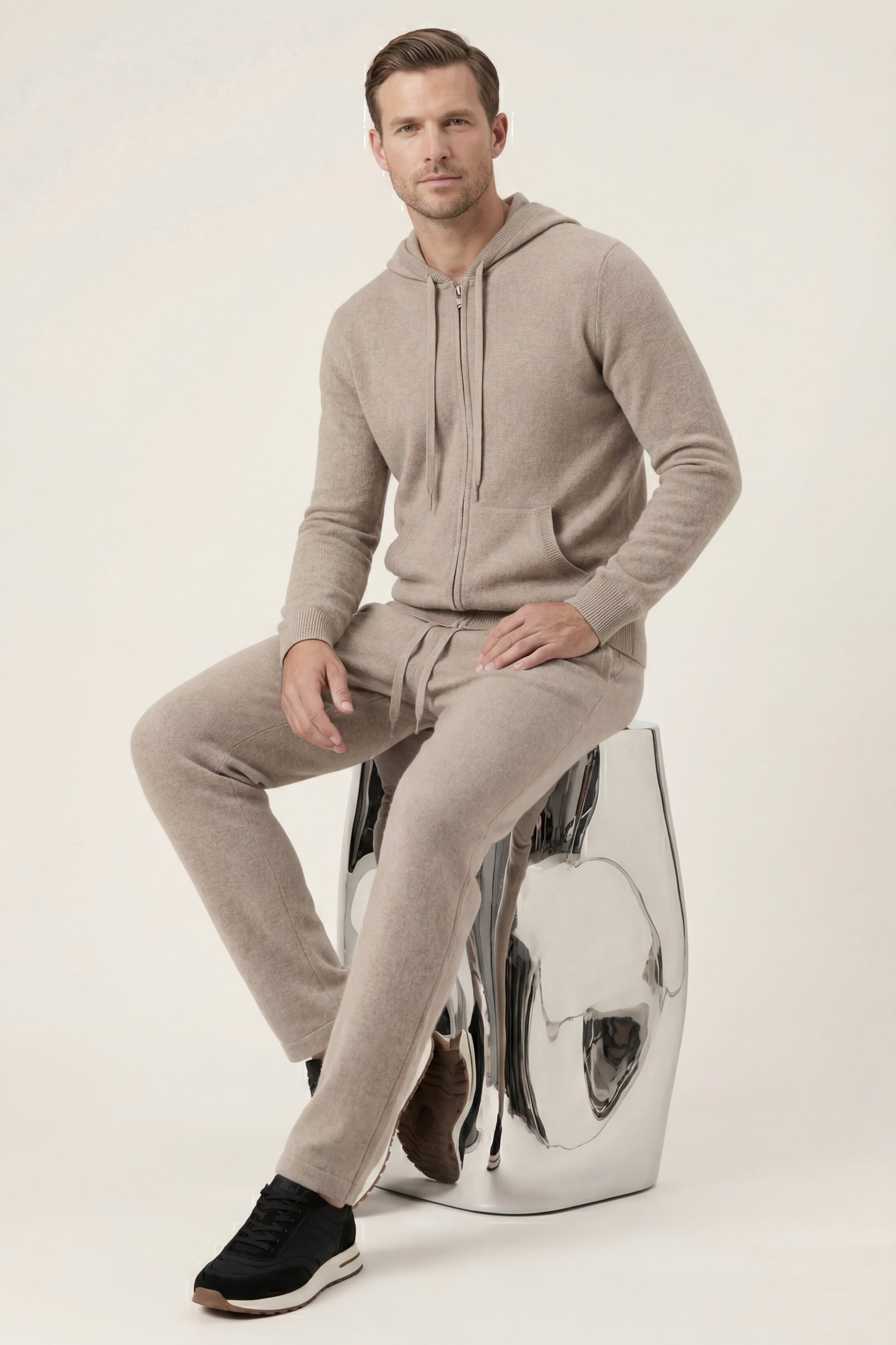 Ariello Cashmere Set Camel