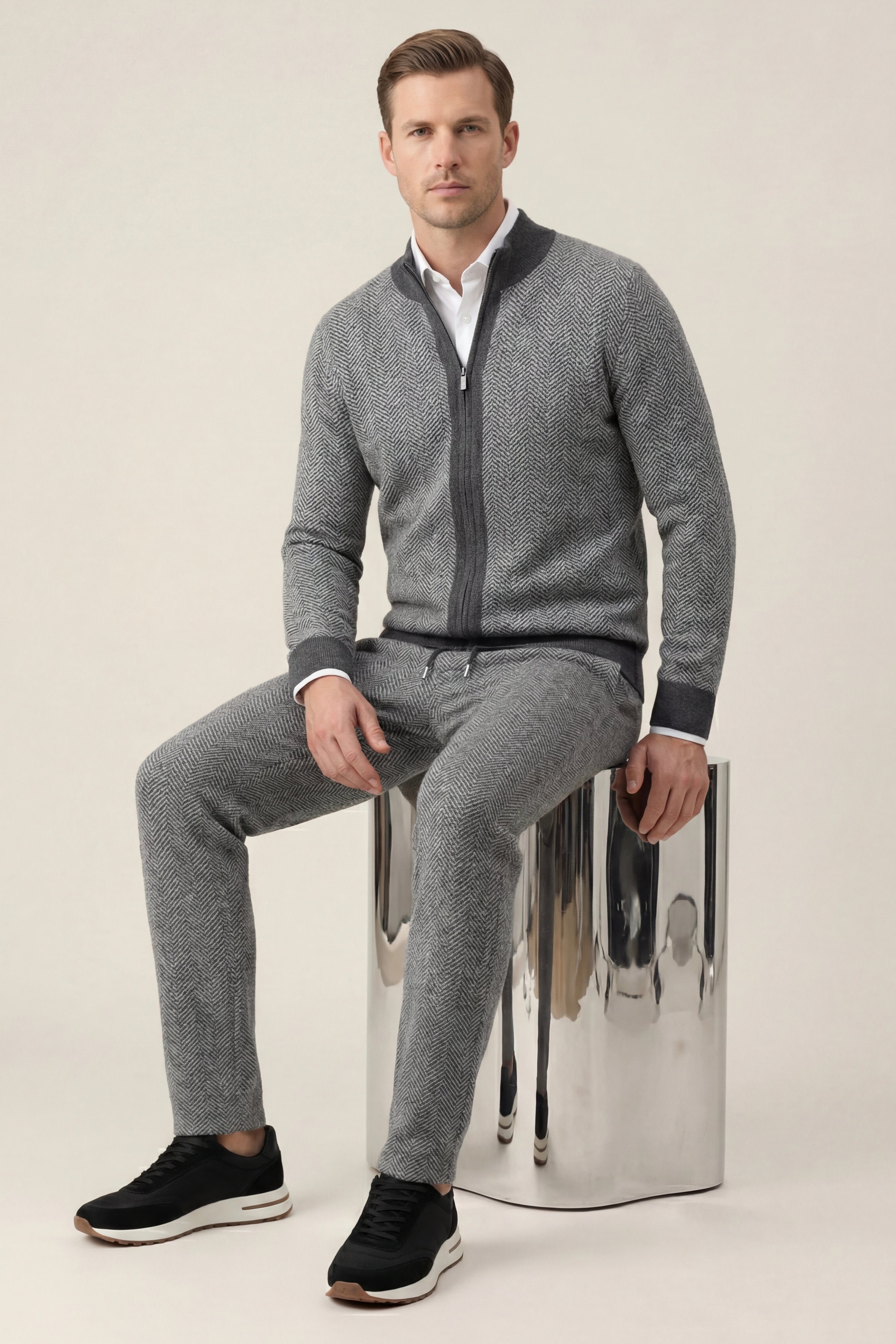 Neroli Zip Set Grey