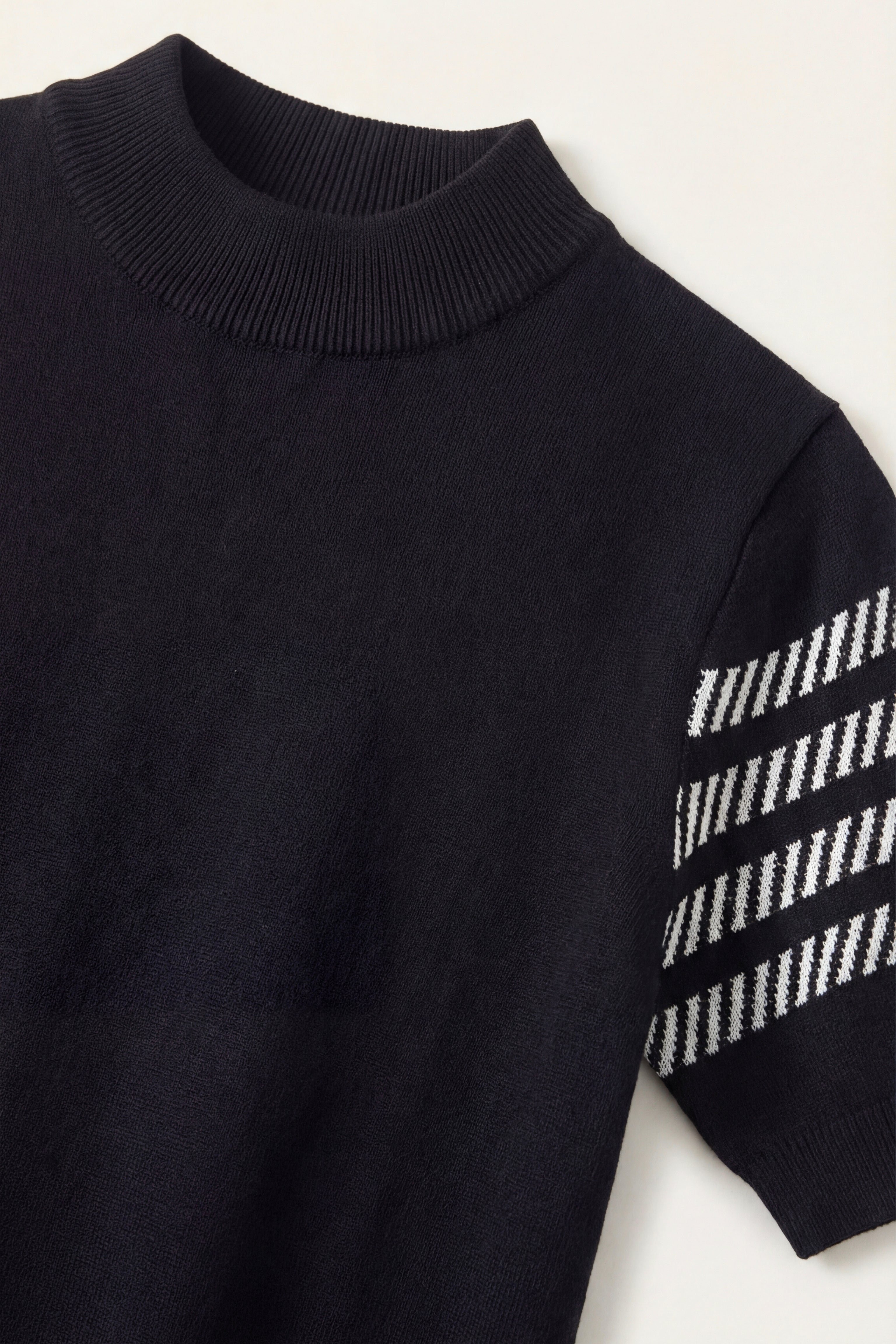 Viterbo Cotton Mercerized T-Shirt Black