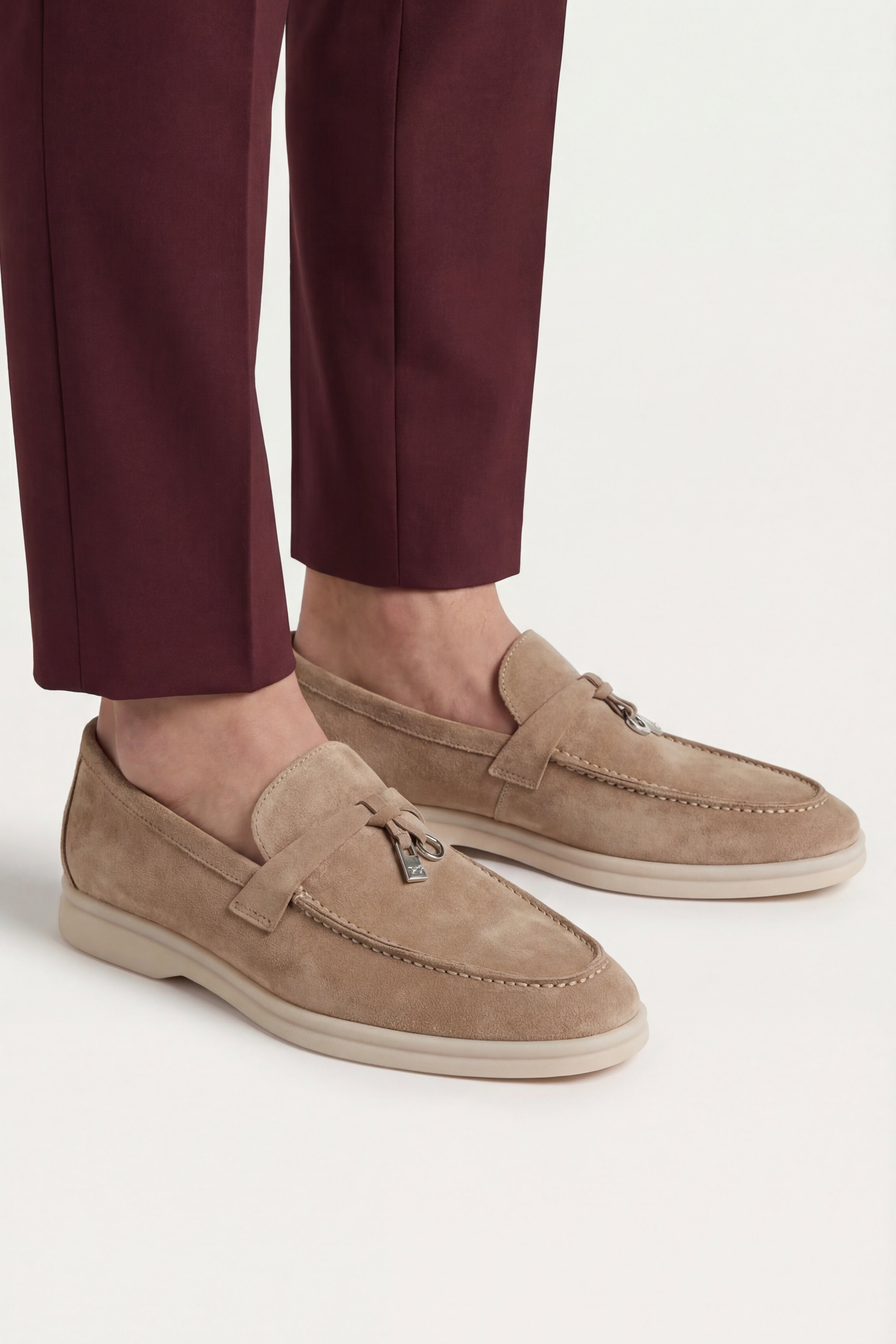 Filandori Buckle Loafer Taupe Brown