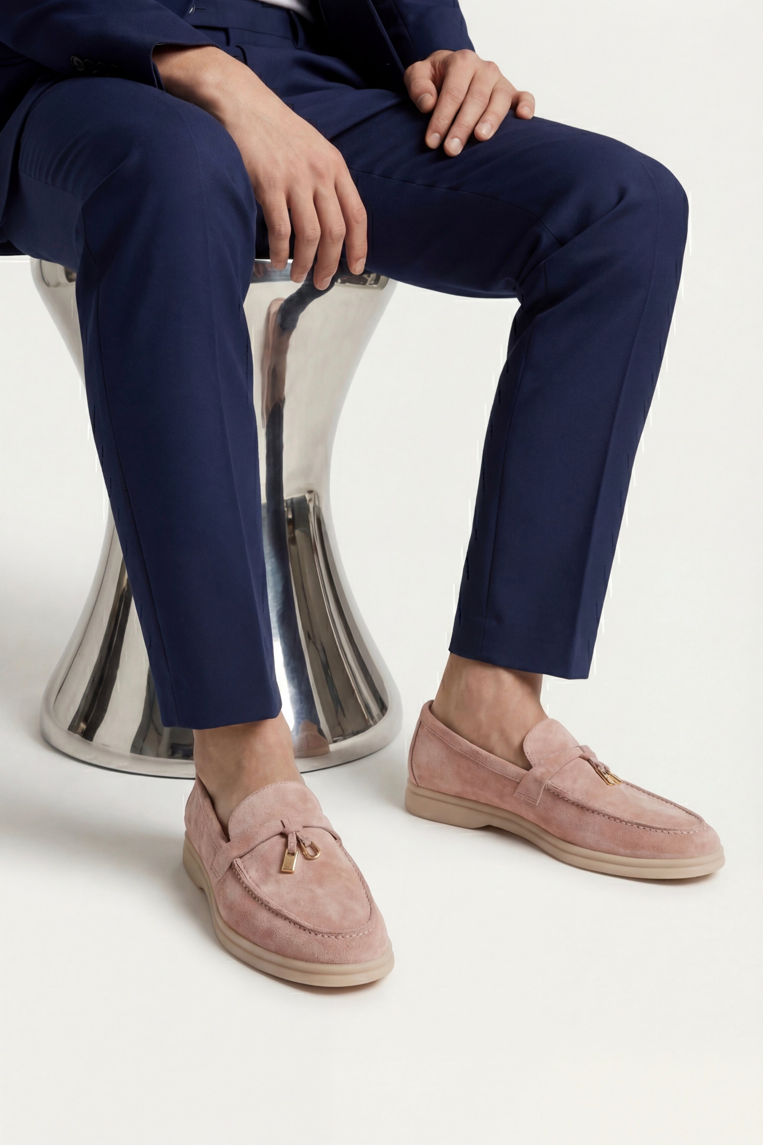 Filandori Buckle Loafer Blush Rose