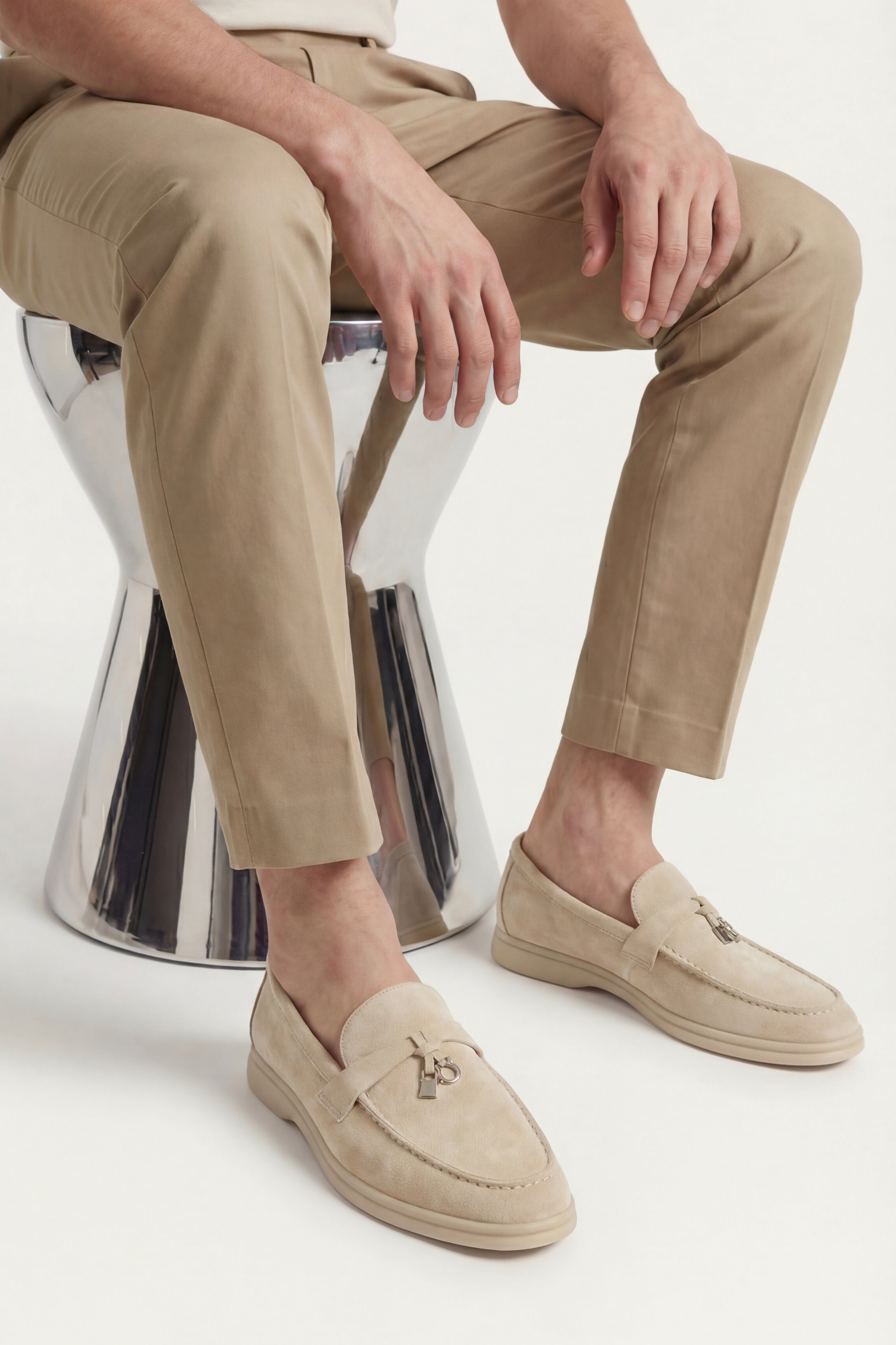 Filandori Buckle Loafer Sand Beige