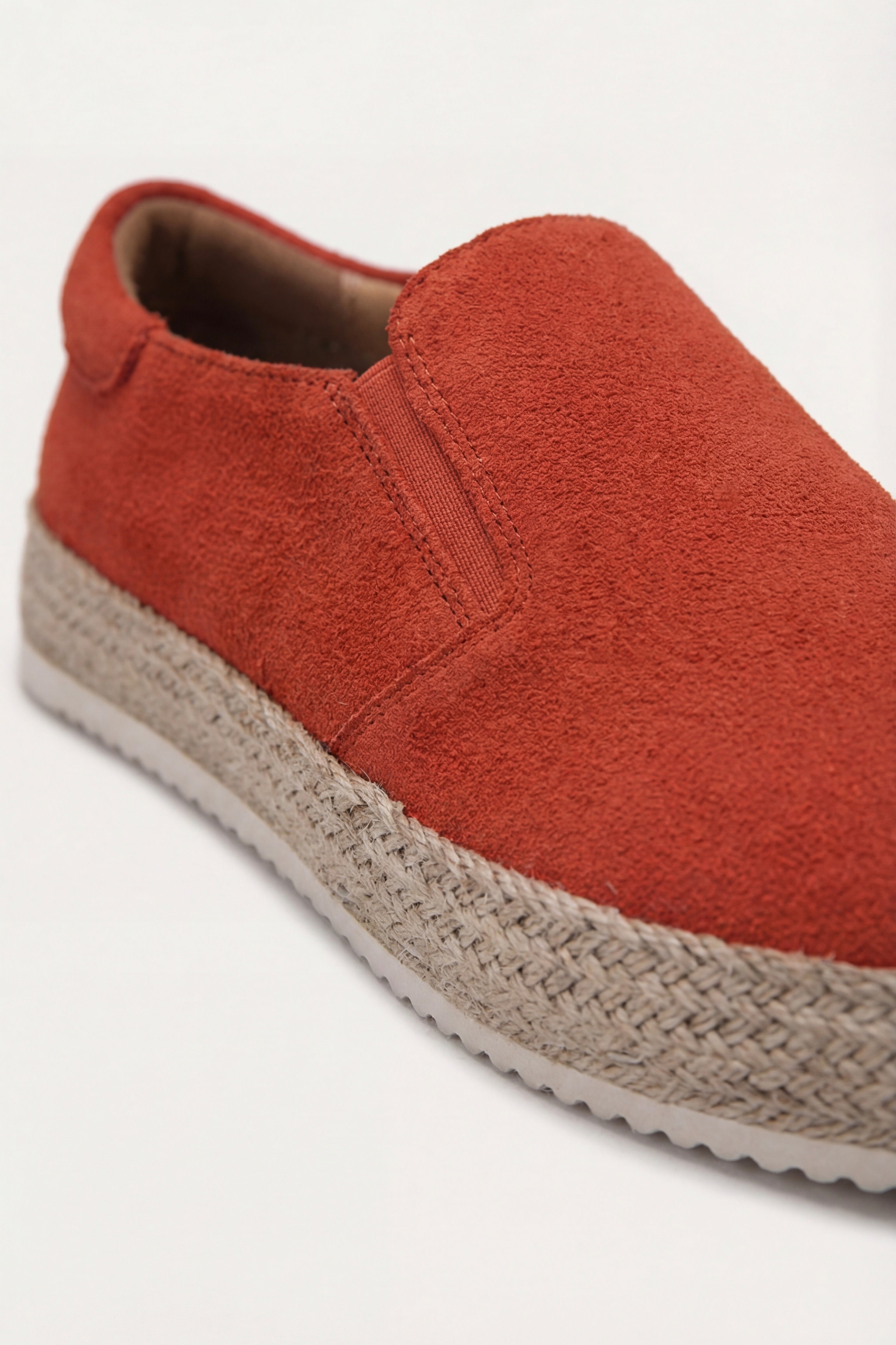 Valeno Suede City Loafers Orange