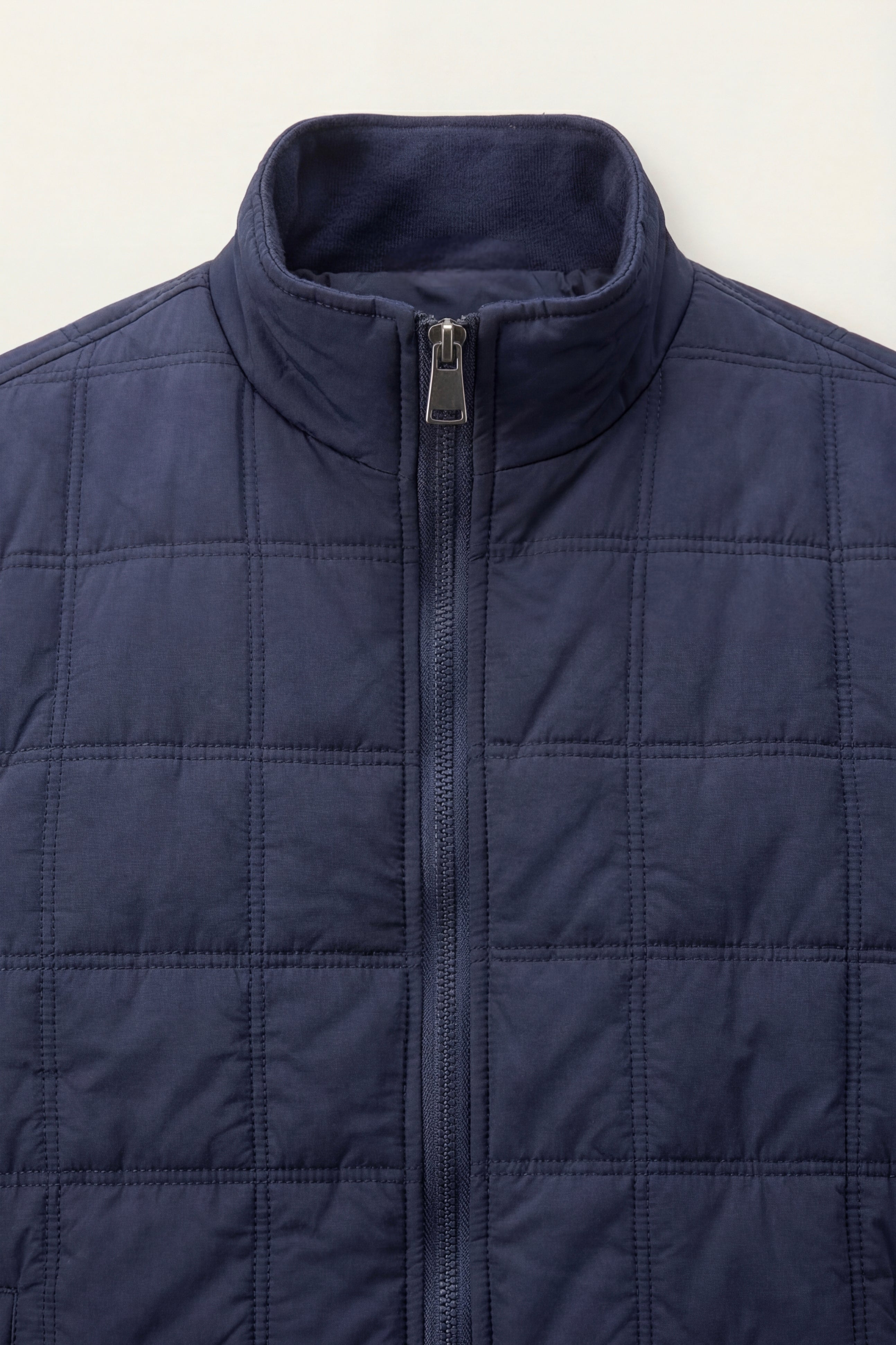 Frosinone Quilted Hybrid Jacket Dark Blue