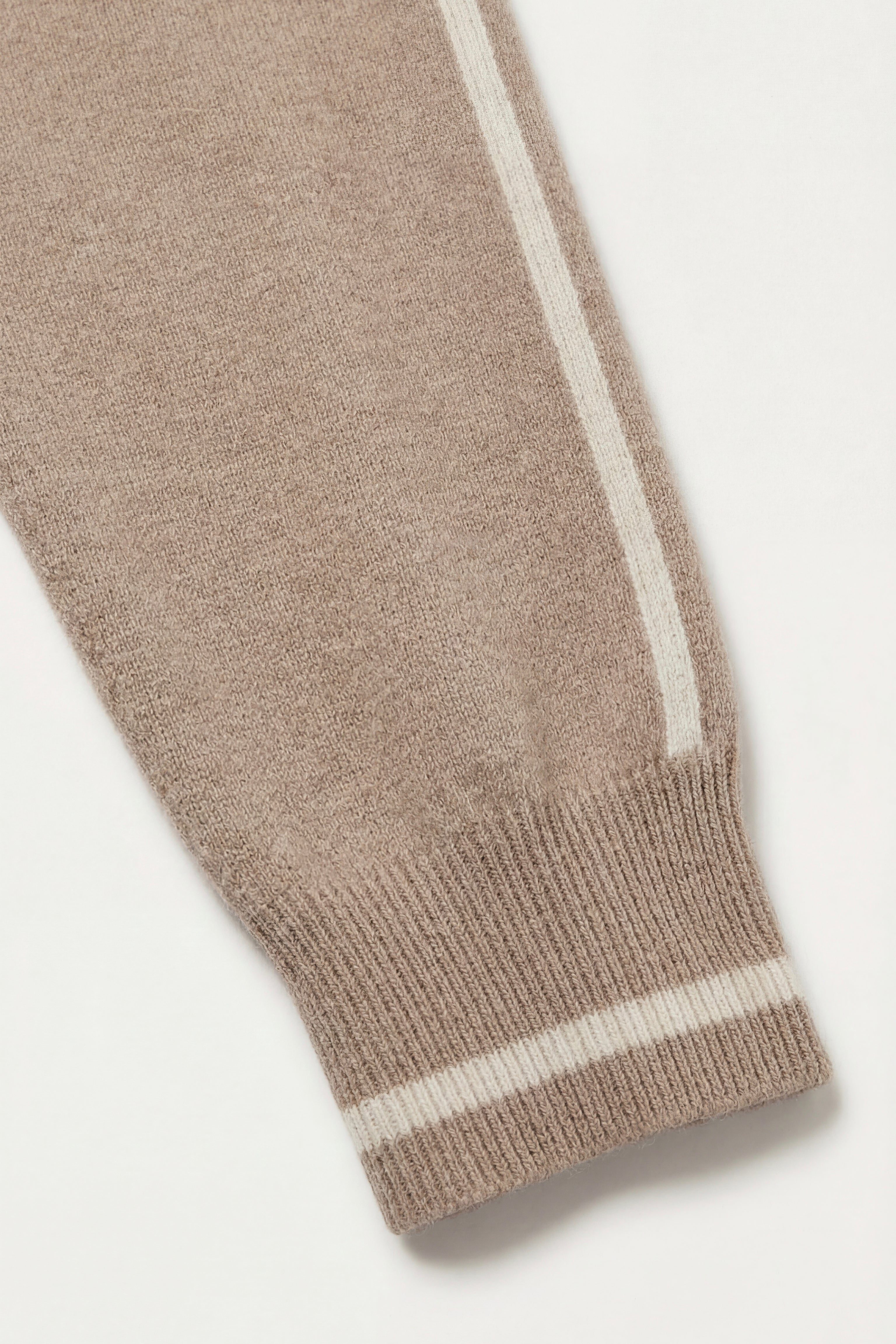 Enzo Cashmere Full-Zip Set Camel