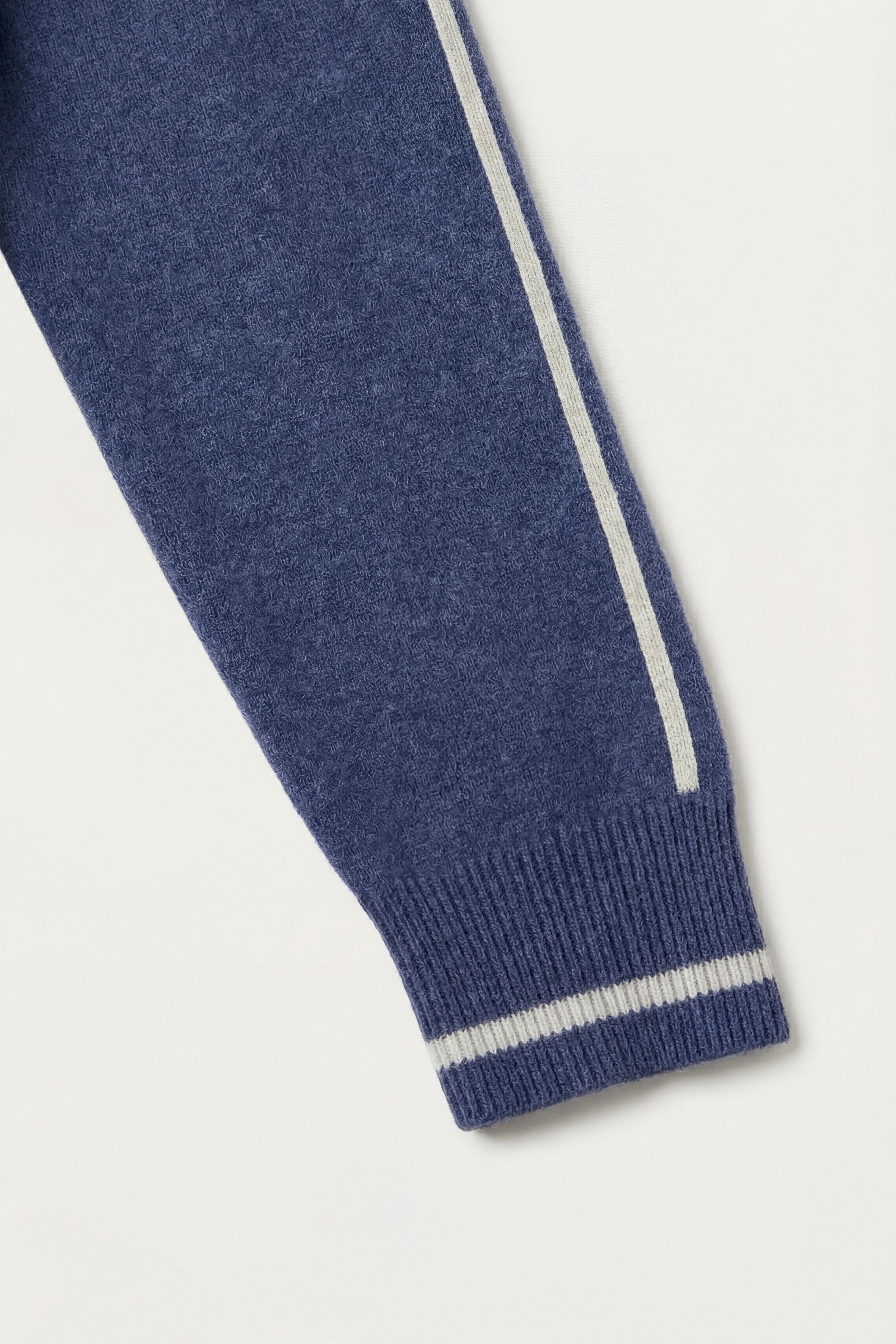 Enzo Cashmere Full-Zip Set Navy
