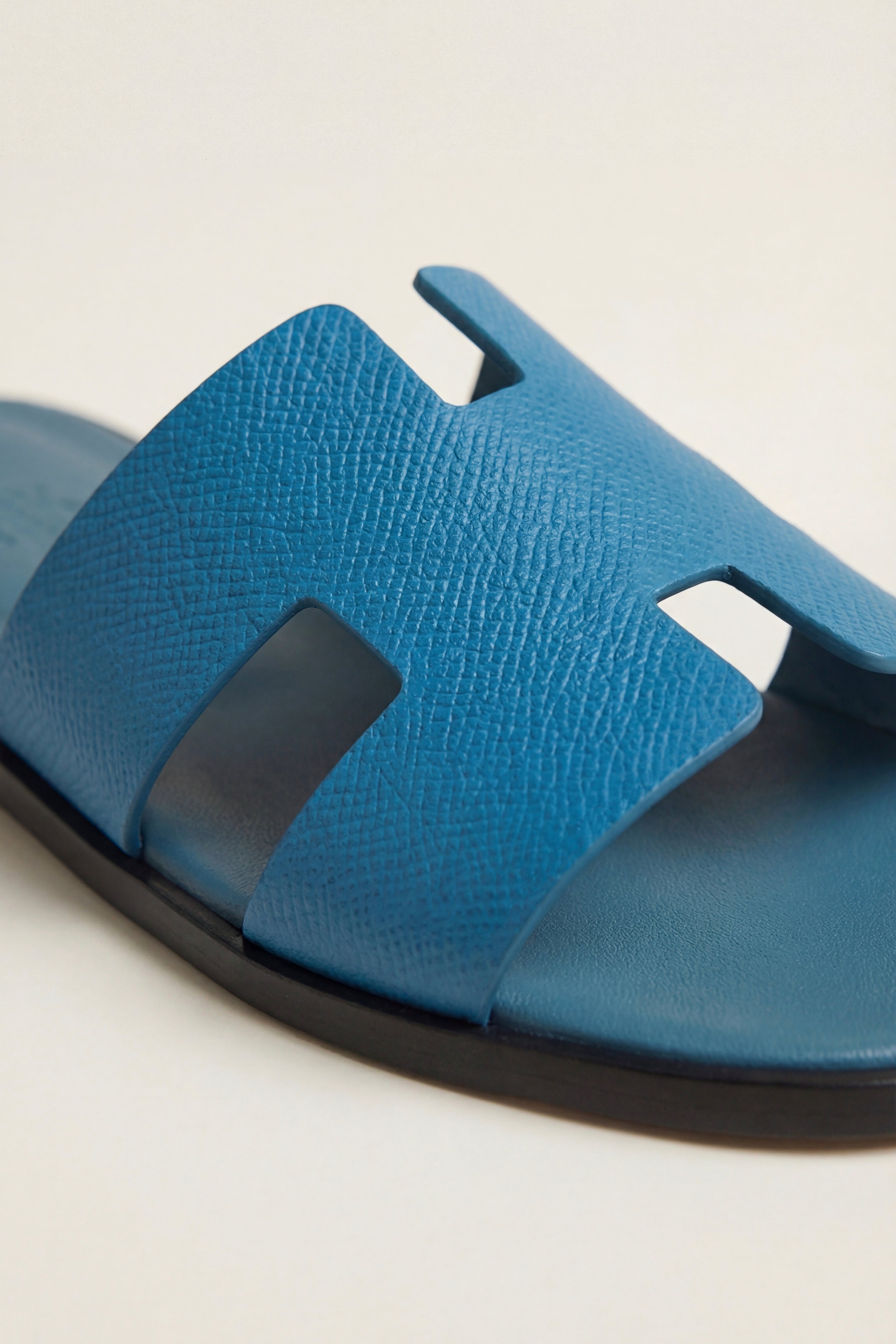 Arezzo Leather Sandal Ocean Blue