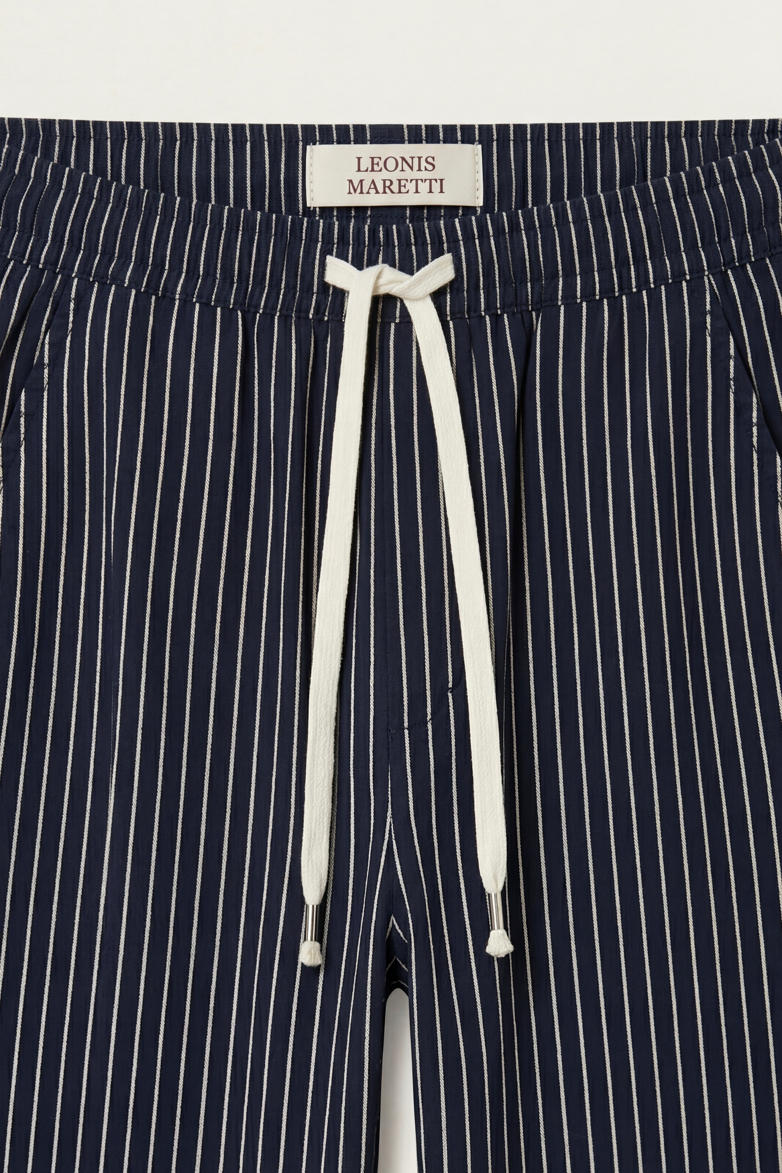 Siena Linen Trousers Navy Stripe