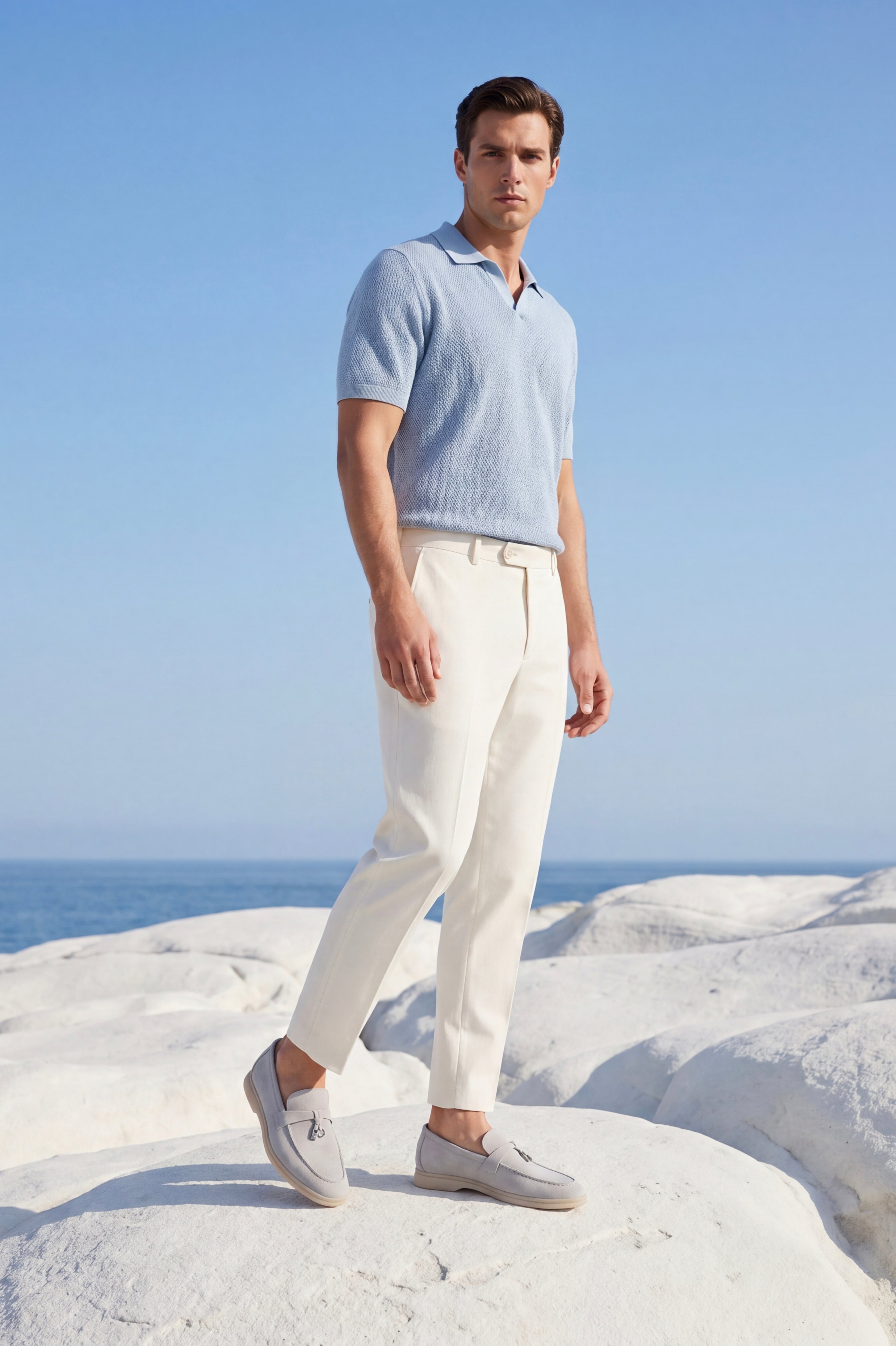 Filandori Buckle Loafer Ice Grey