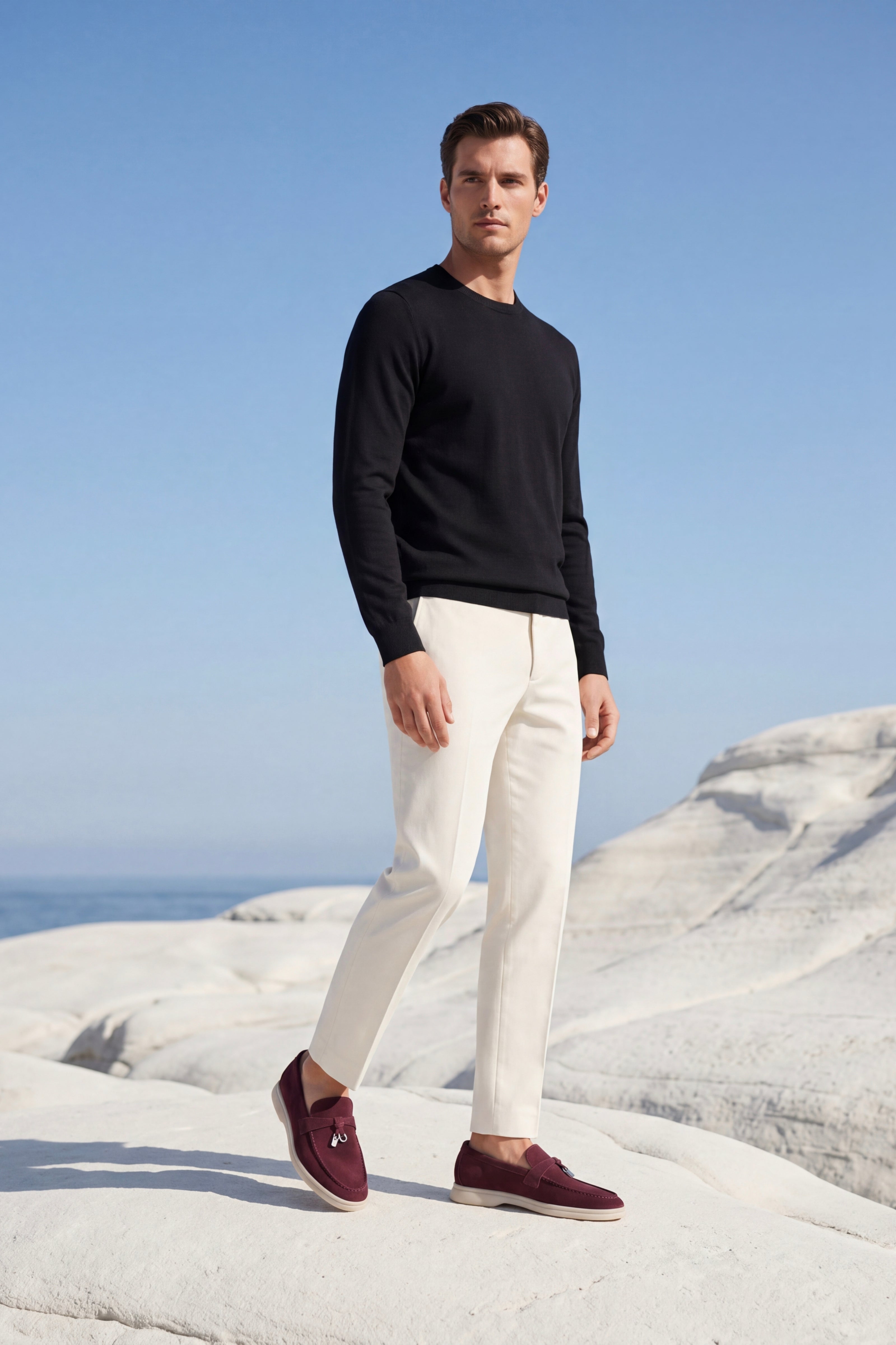 Filandori Buckle Loafer Burgundy Wine
