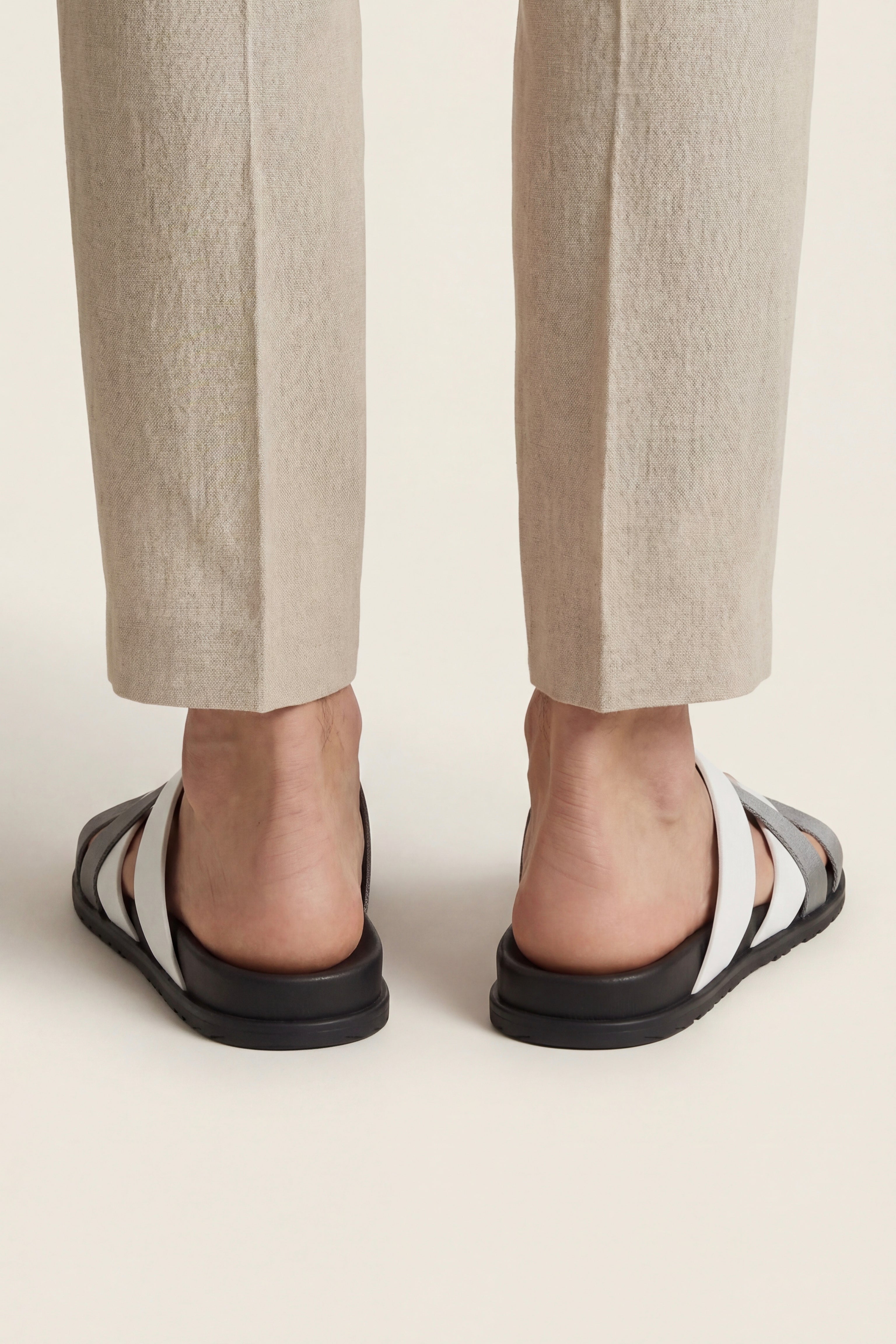 Tuscana Sandal White/Grey