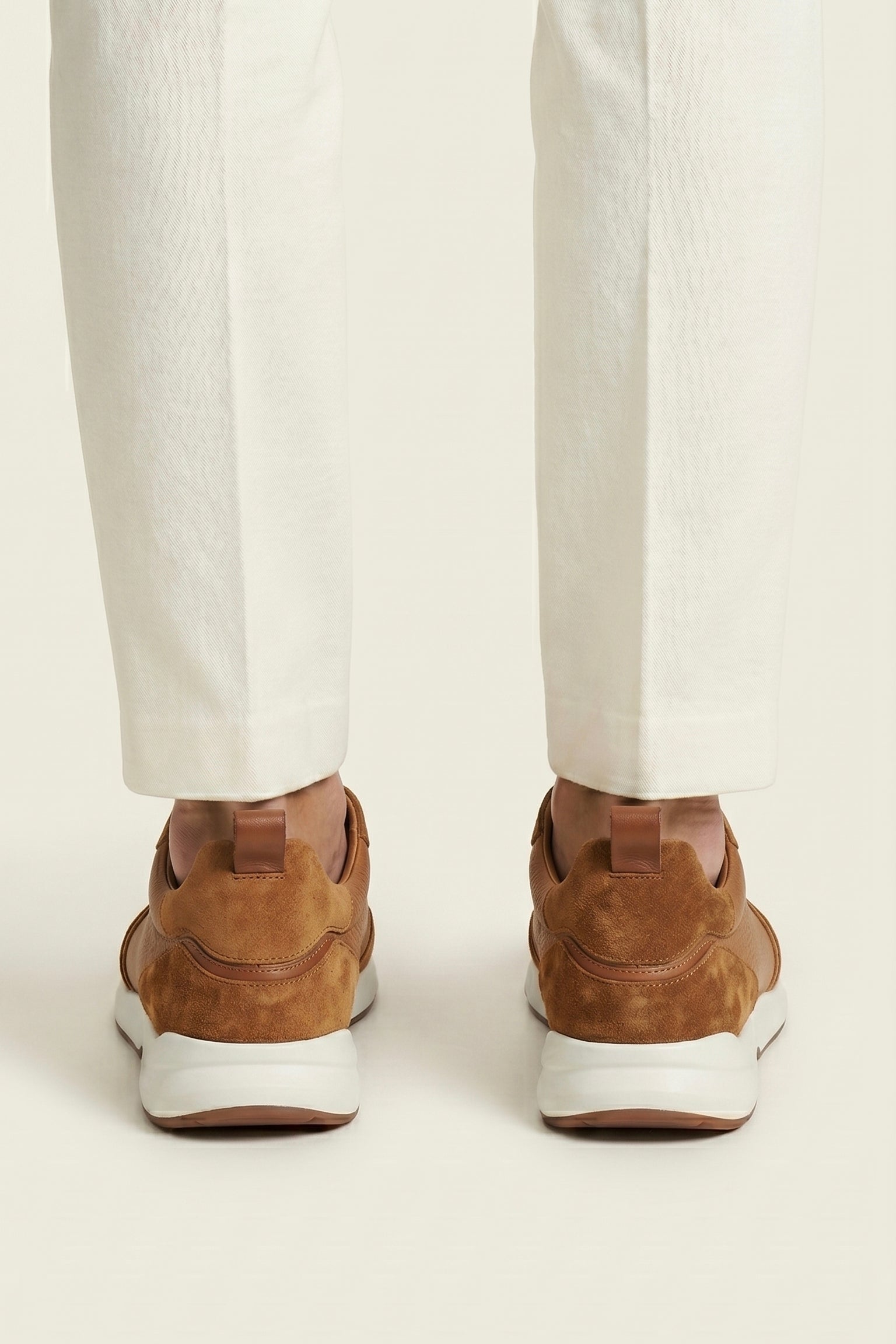 Solano Leather Slip-On Caramel Brown