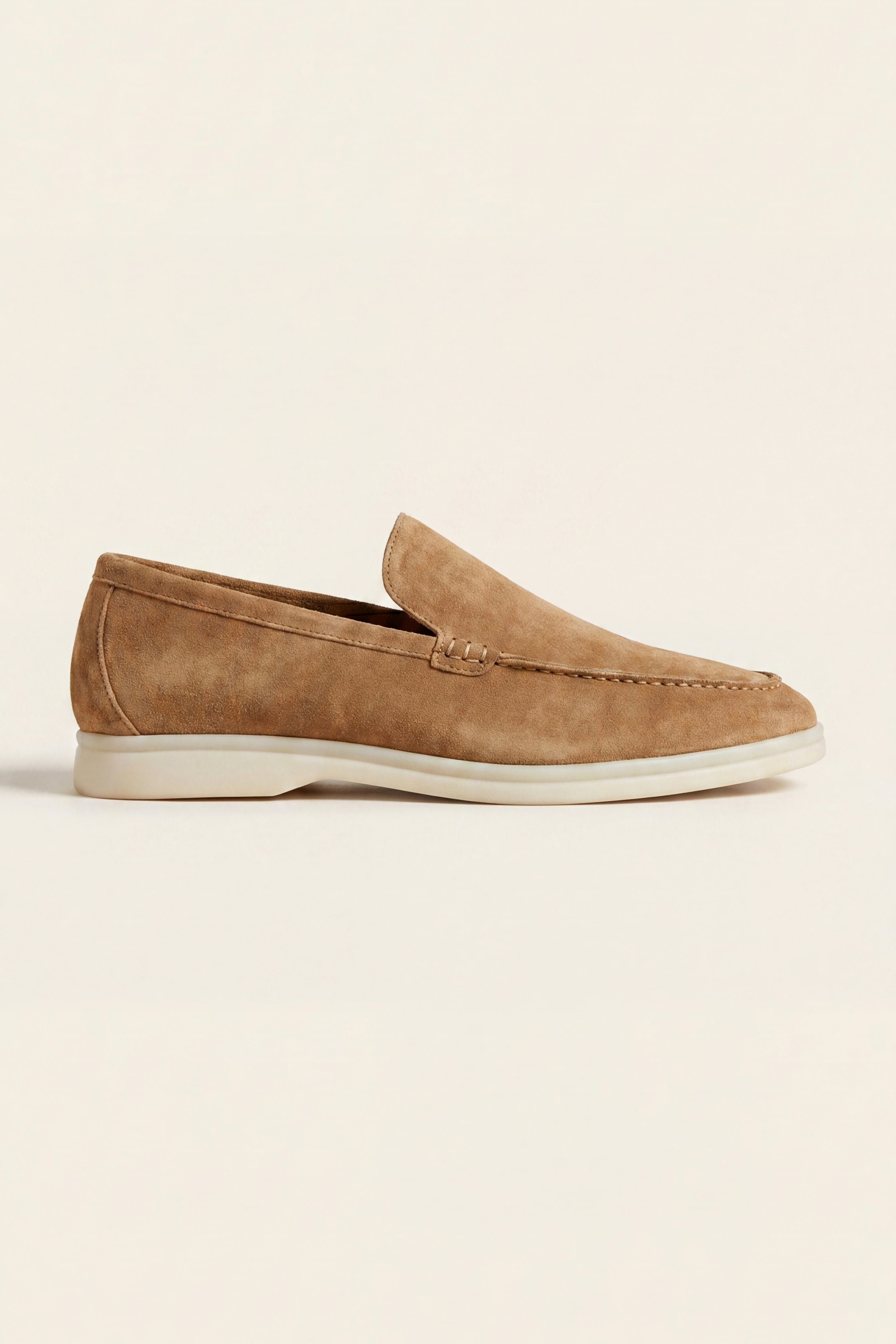 Filandori Suede Loafers Camel