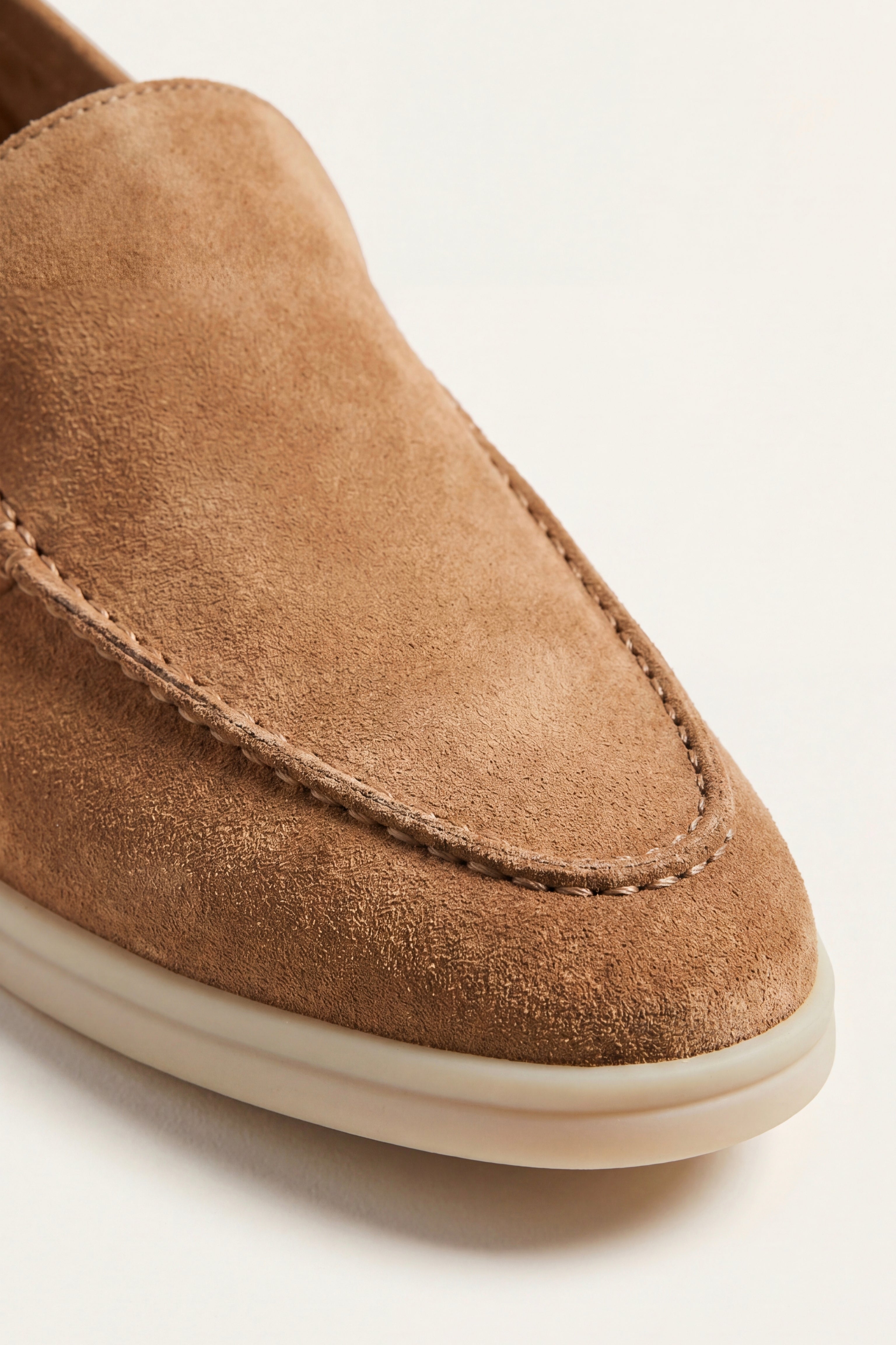 Filandori Suede Loafers Camel