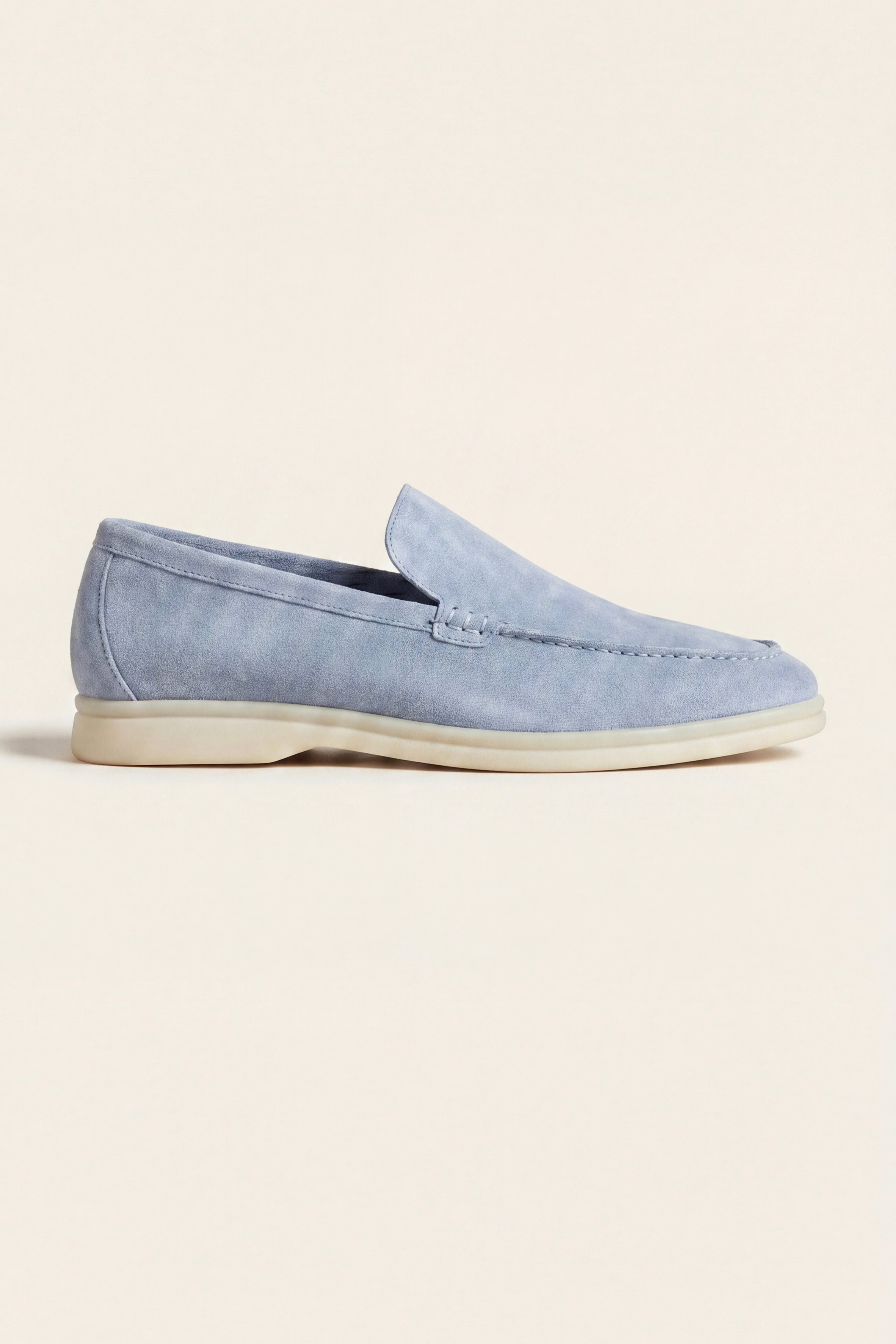 Filandori Suede Loafers Light Blue