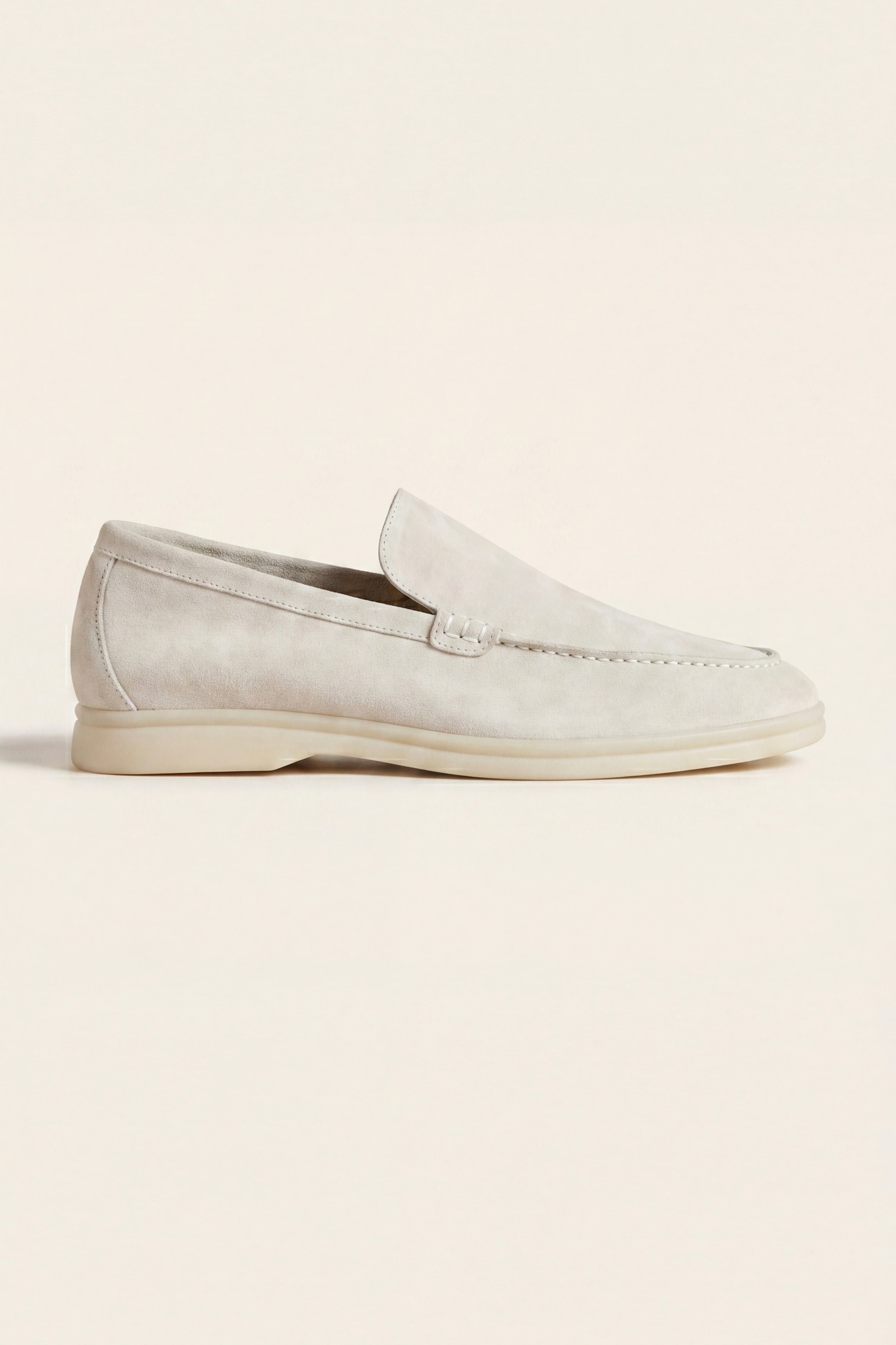 Filandori Suede Loafers Off White