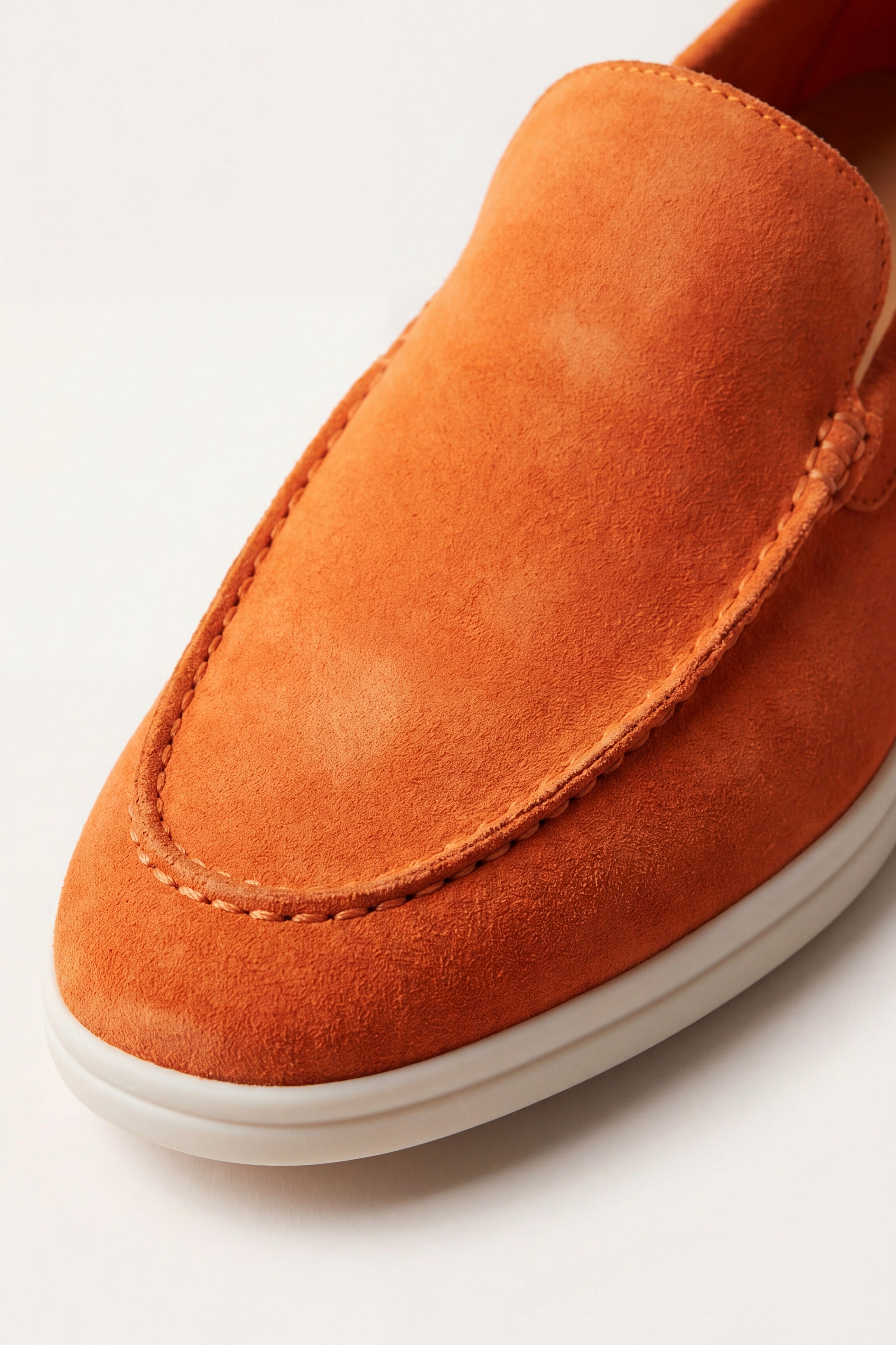 Filandori Suede Loafers Orange