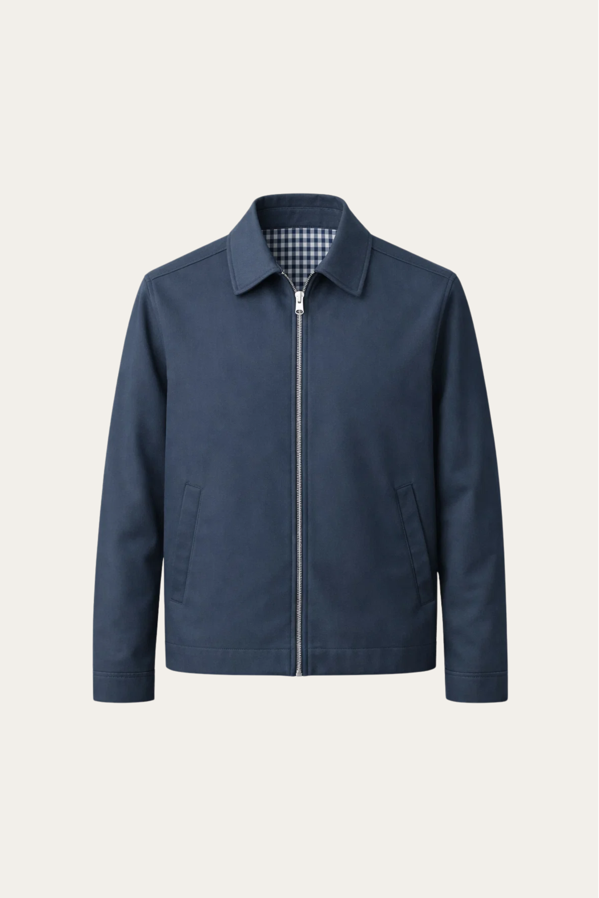 Pietro Lightweight Zip Jacket Blue