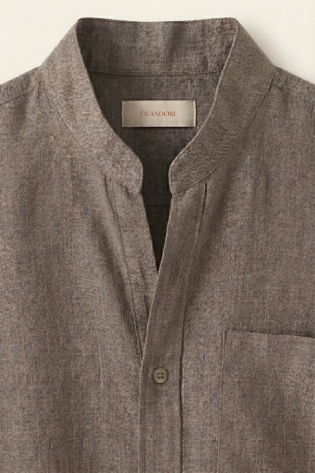 Treviso Linen Short Sleeve Taupe