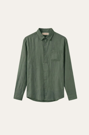 Torino Linen Shirt Green