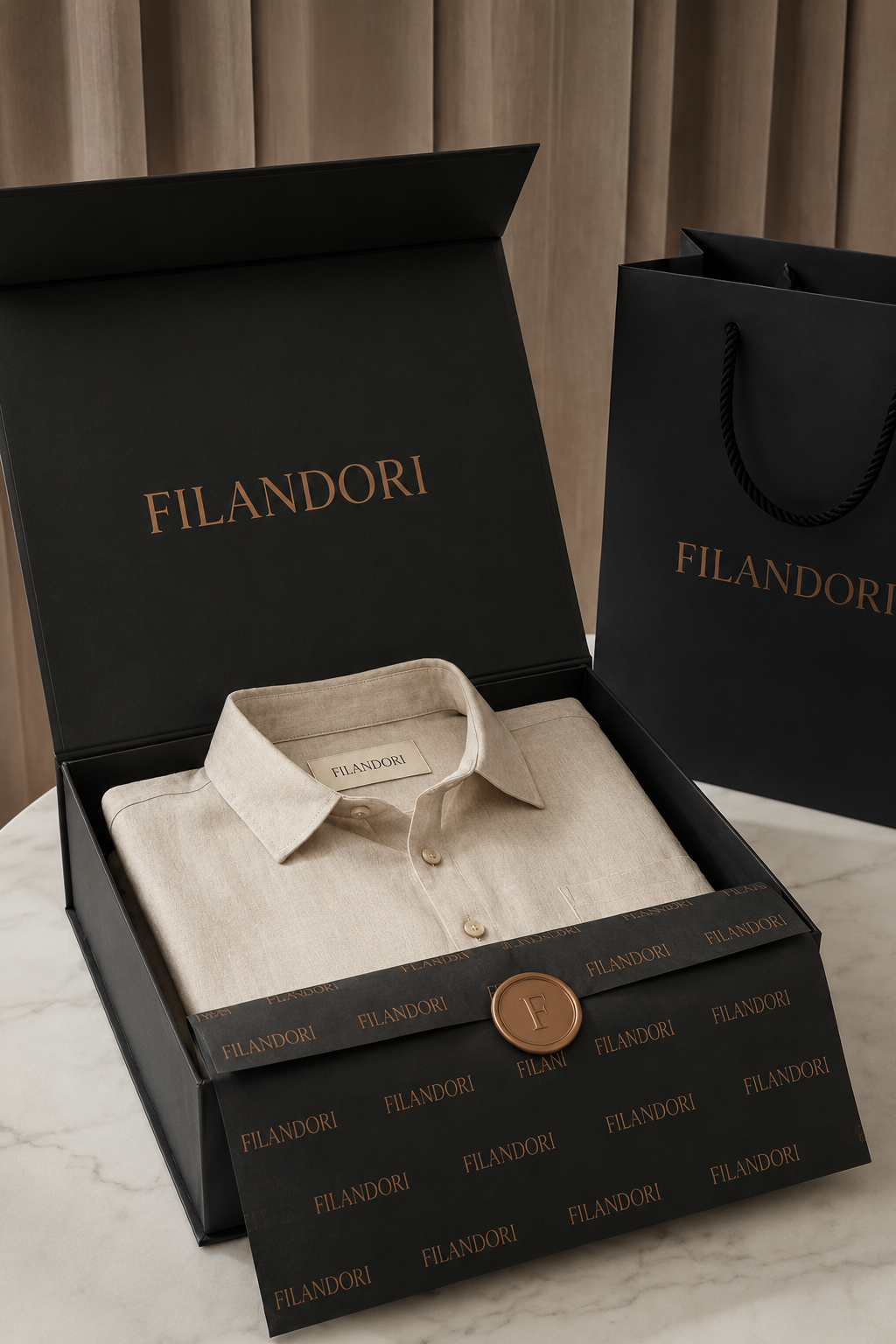 Vicenza Linen Short Sleeve Beige
