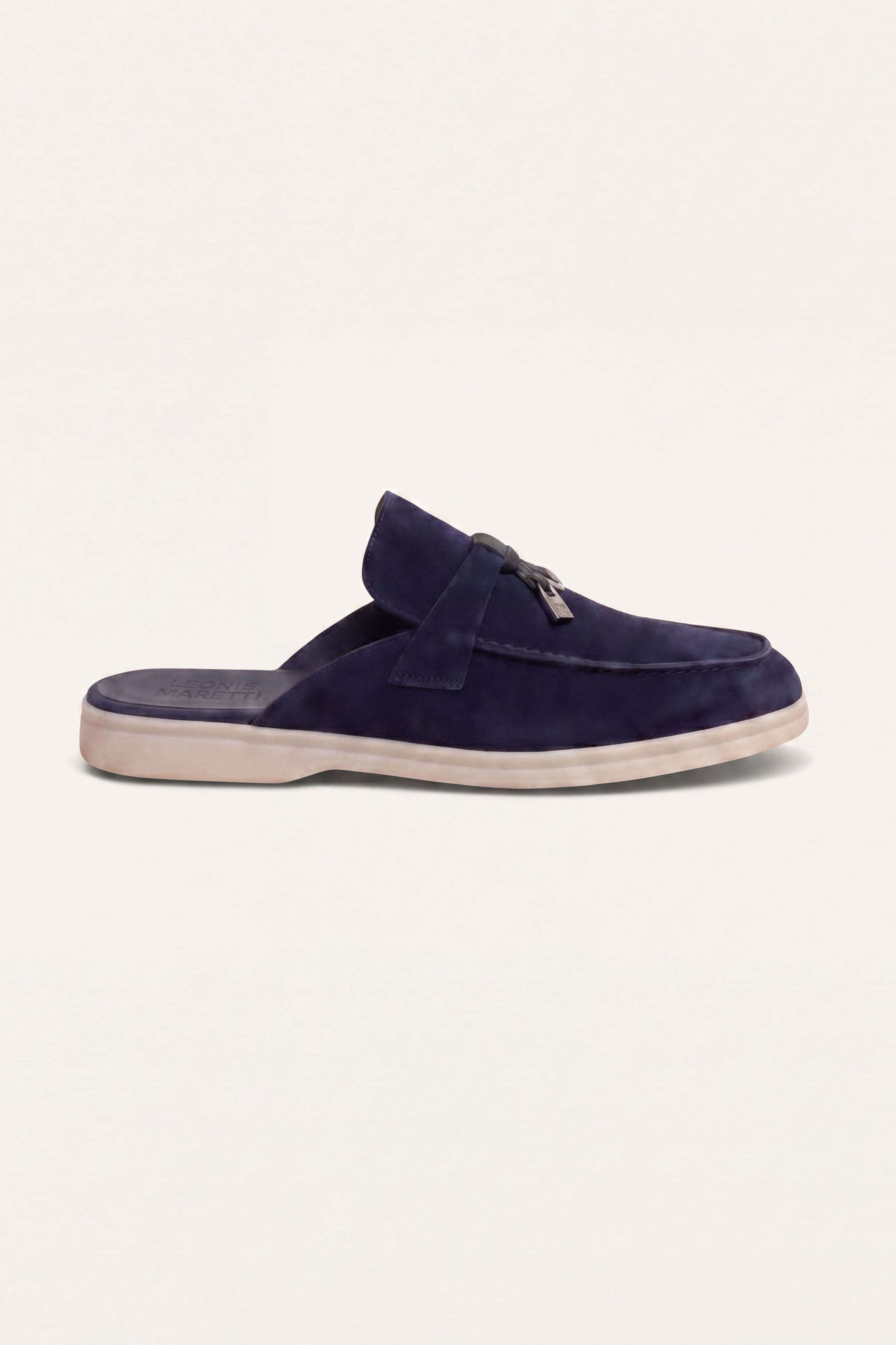 Filandori Buckle Mule Navy Blue