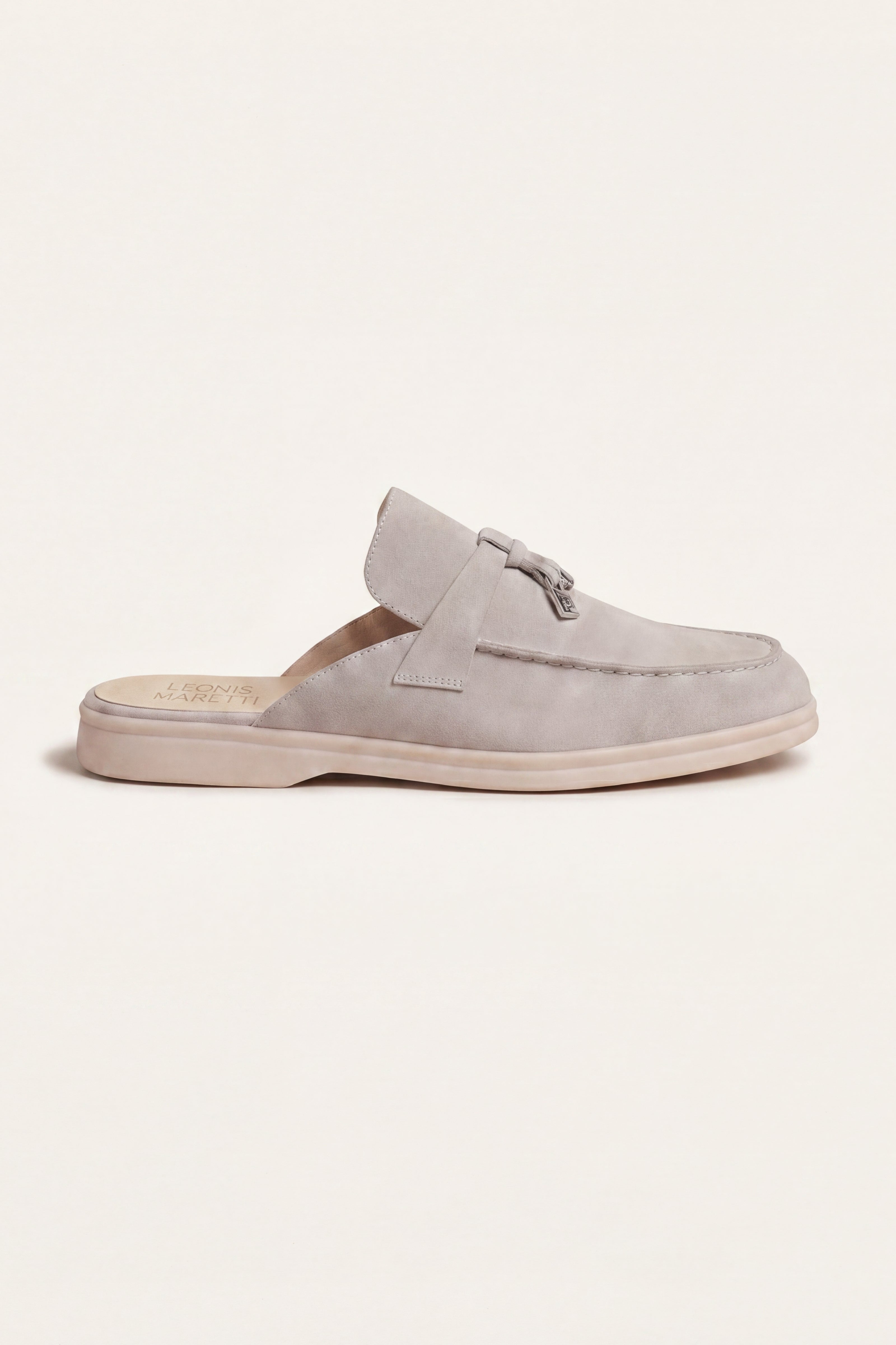 Filandori Buckle Mule Light Beige