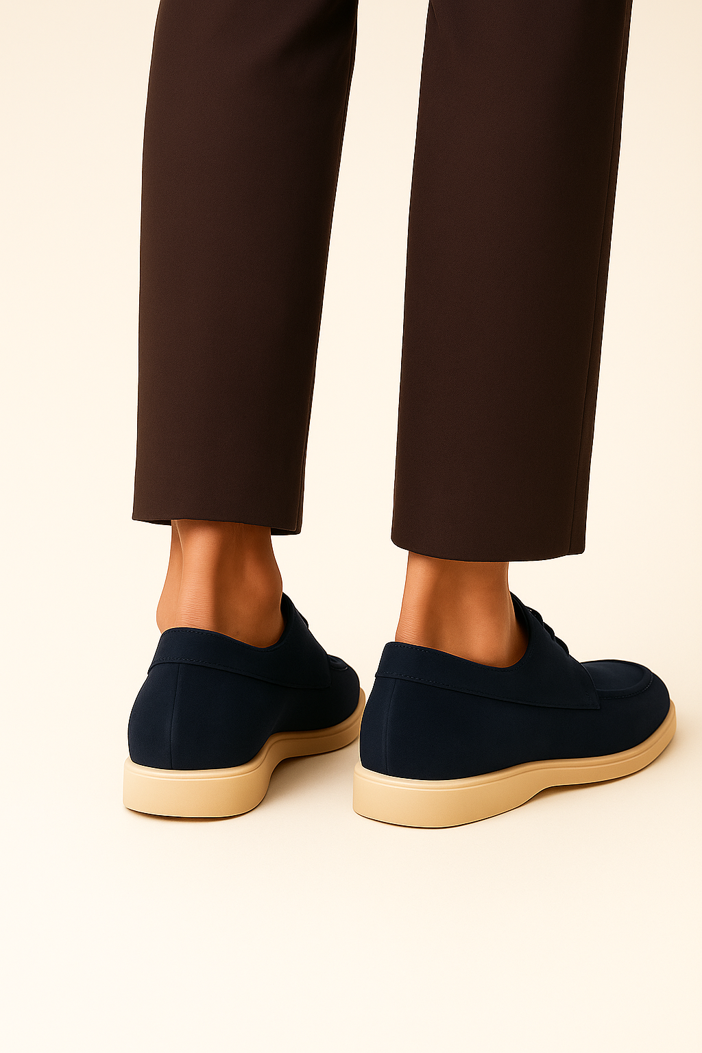 Filandori Suede Lace Shoes Navy