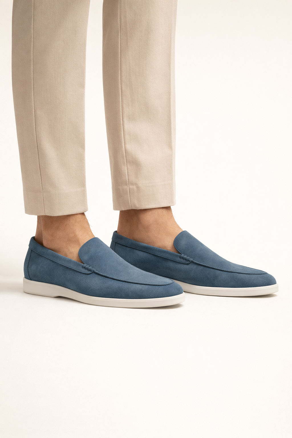 Filandori Suede Loafers Ocean Teal
