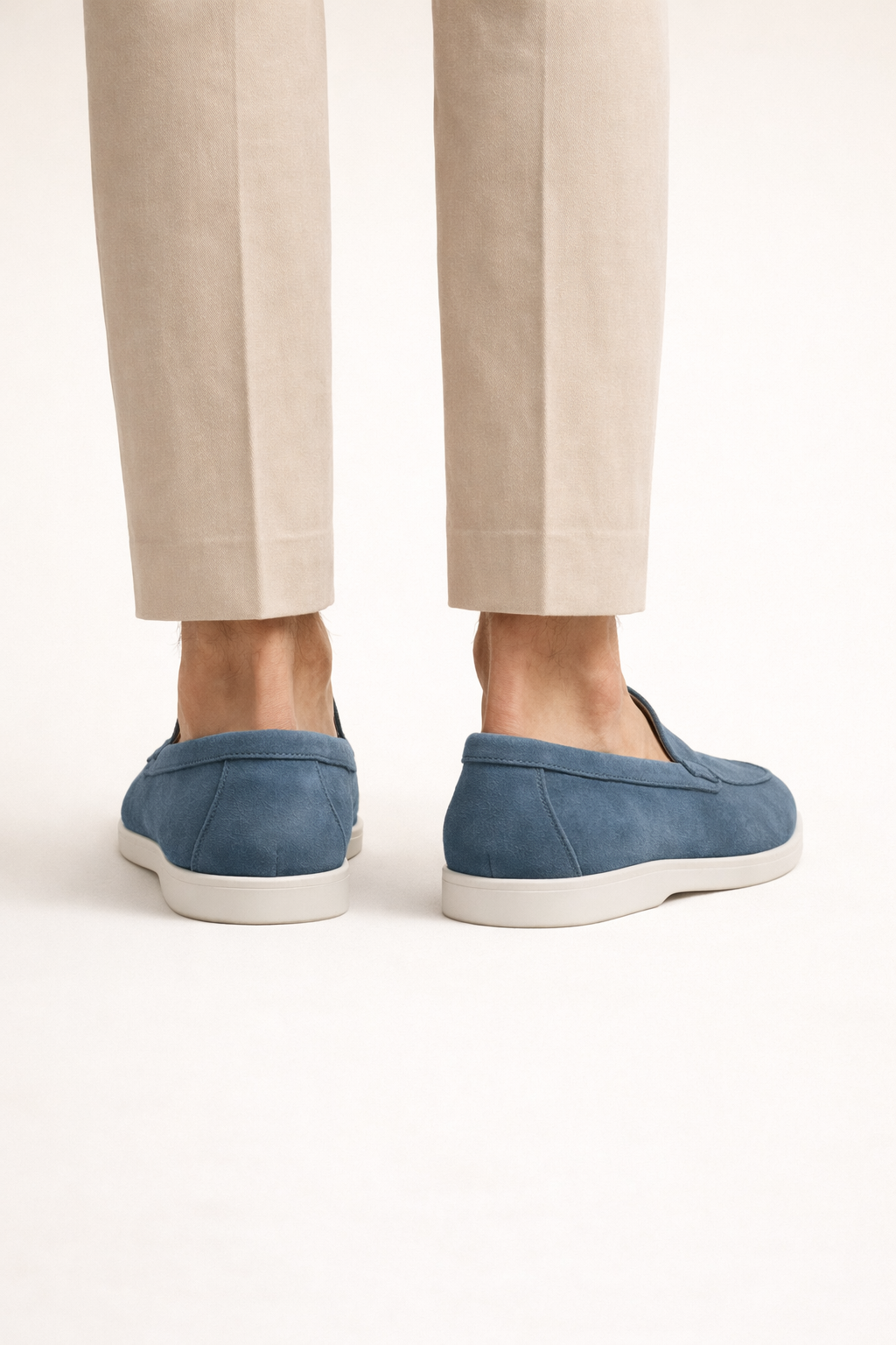 Filandori Suede Loafers Ocean Teal