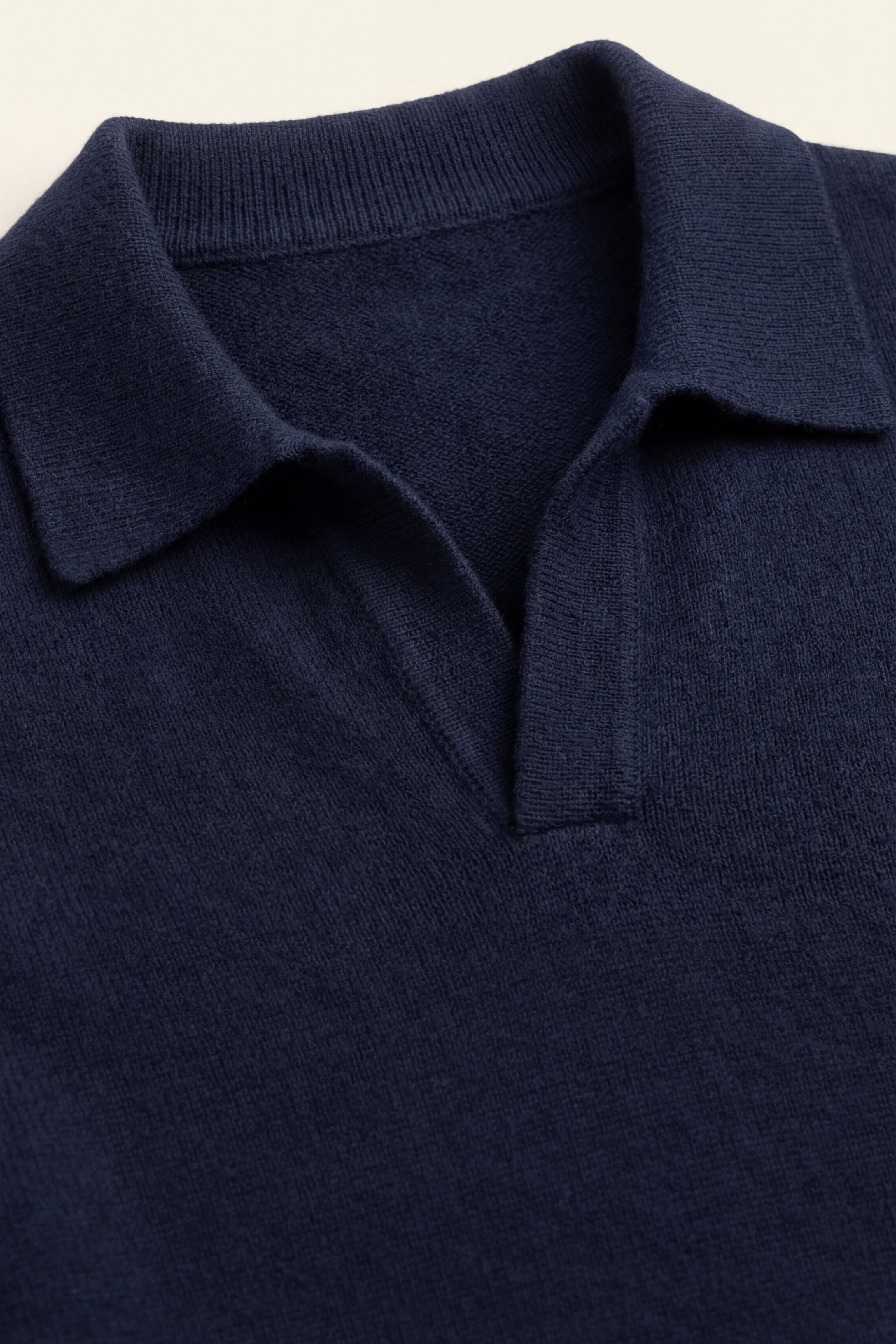 Filandori Cashmere Polo Knit Navy