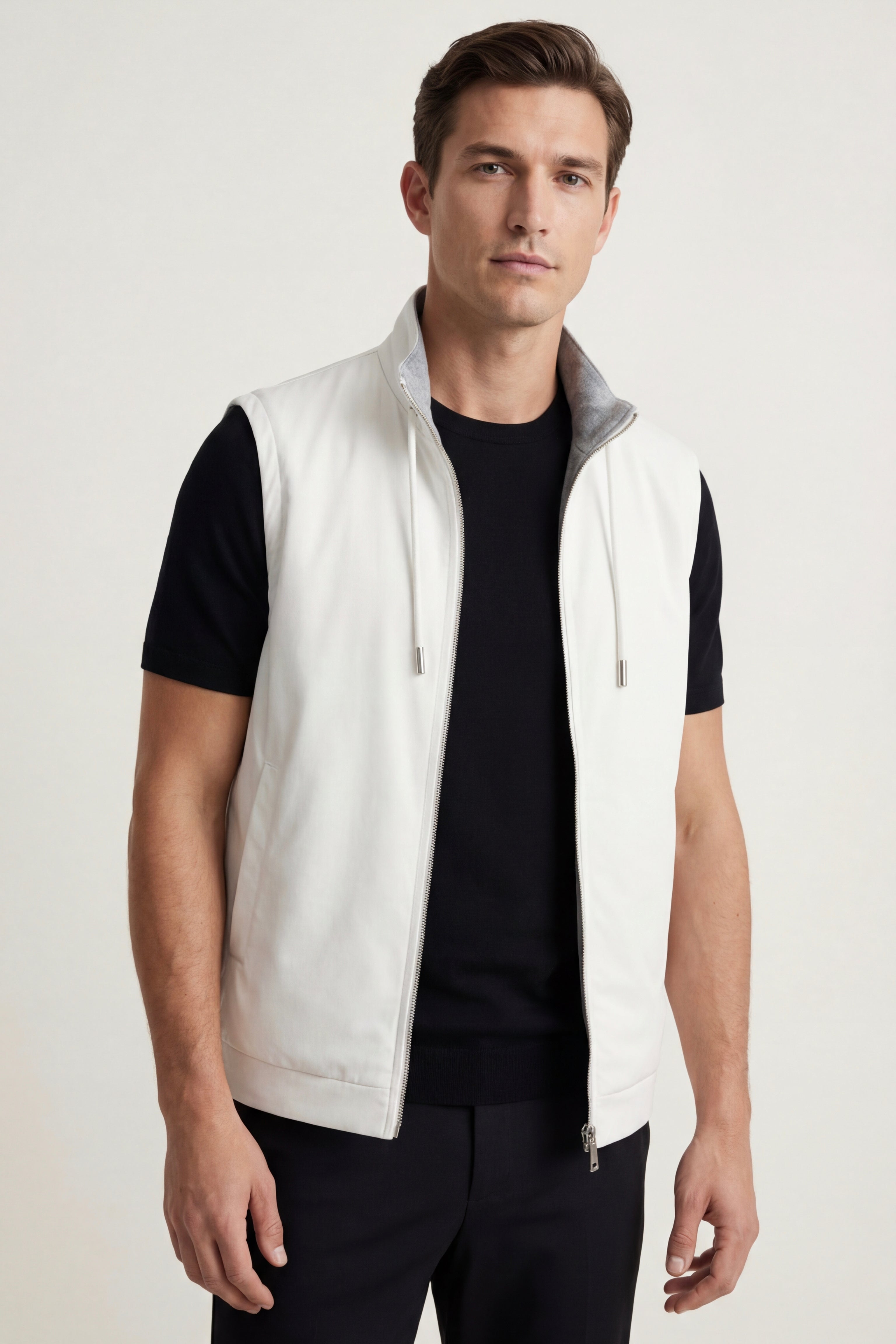 Filandori Reversible Vest Ivory