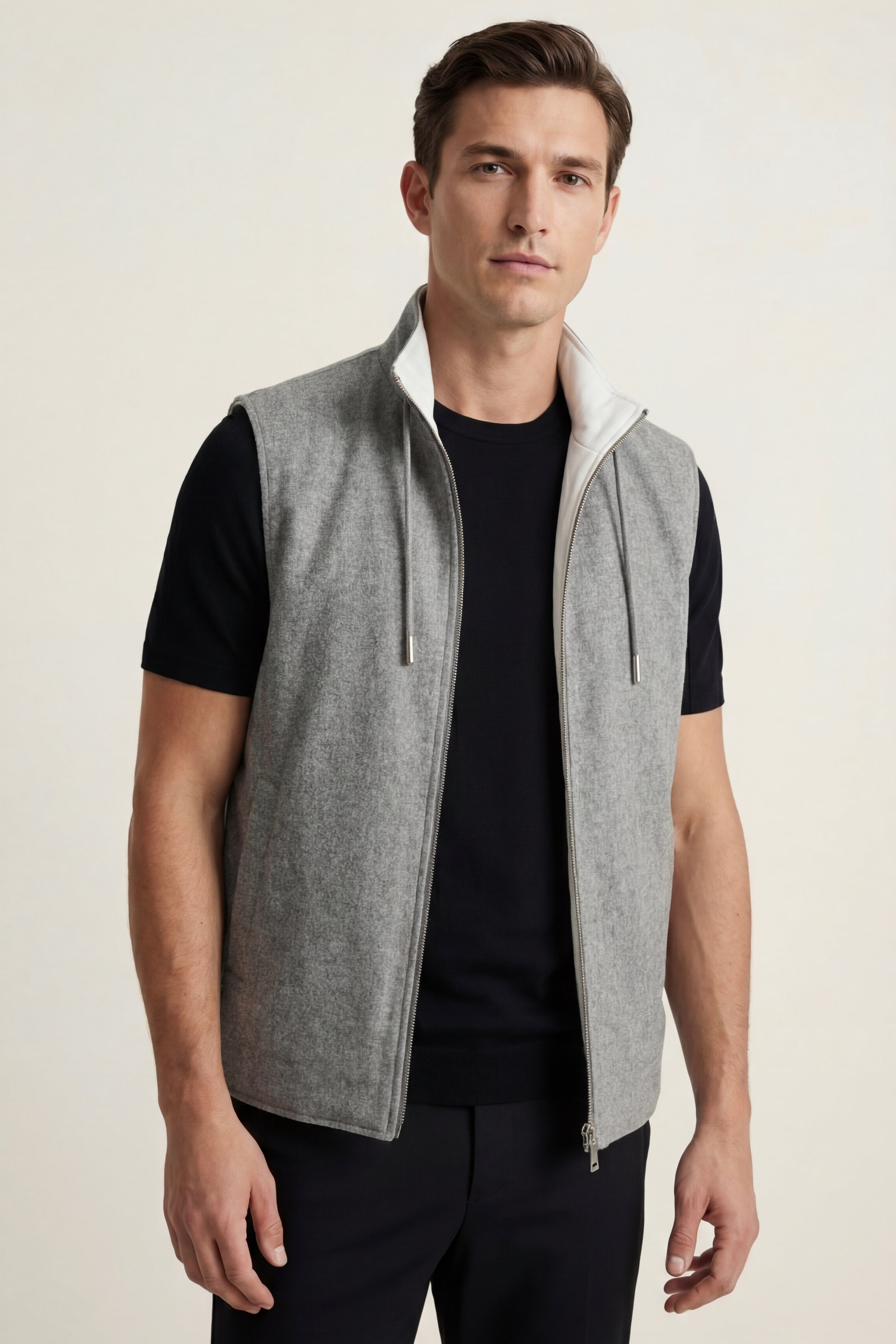 Filandori Reversible Vest Ivory