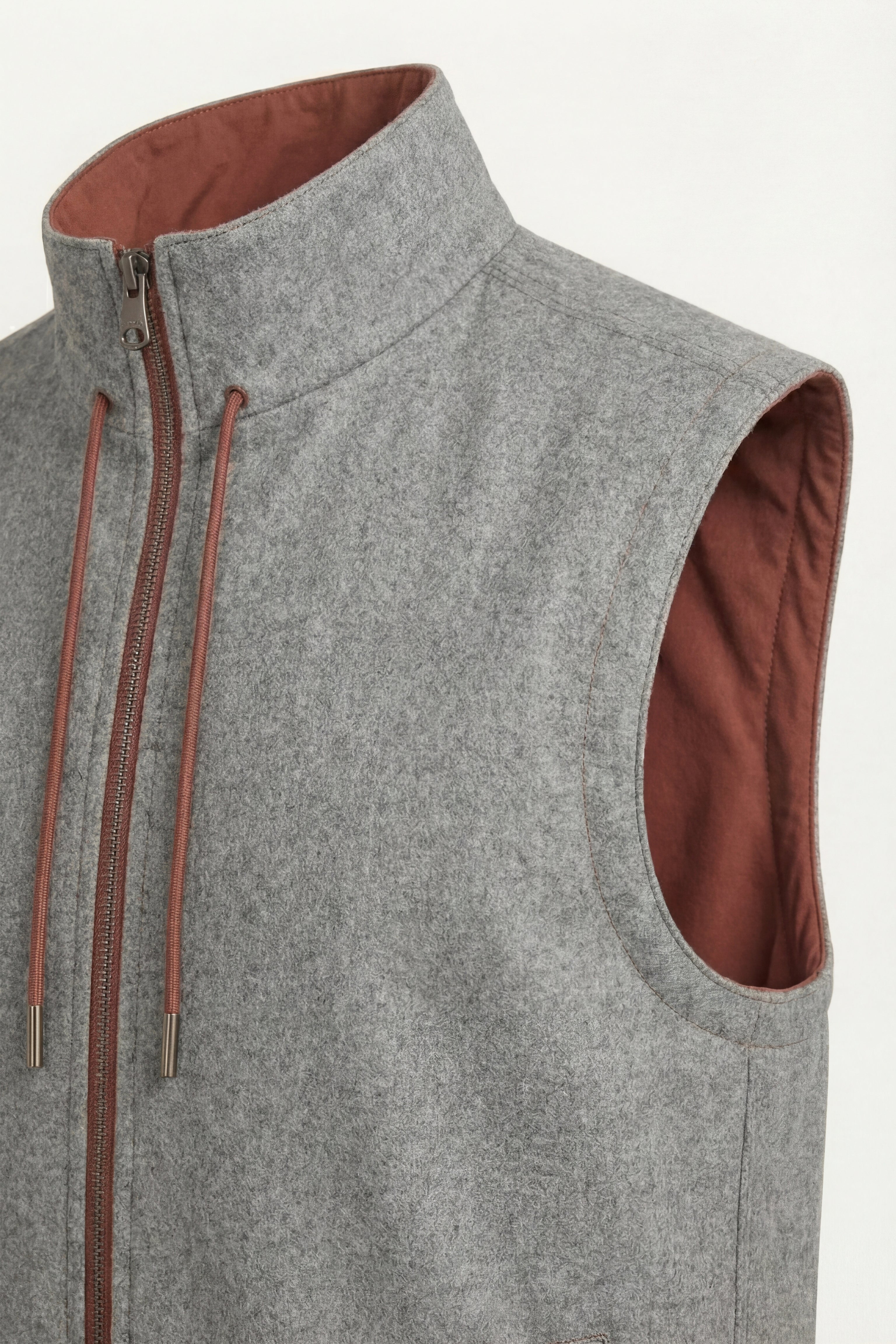 Filandori Reversible Vest Terracotta