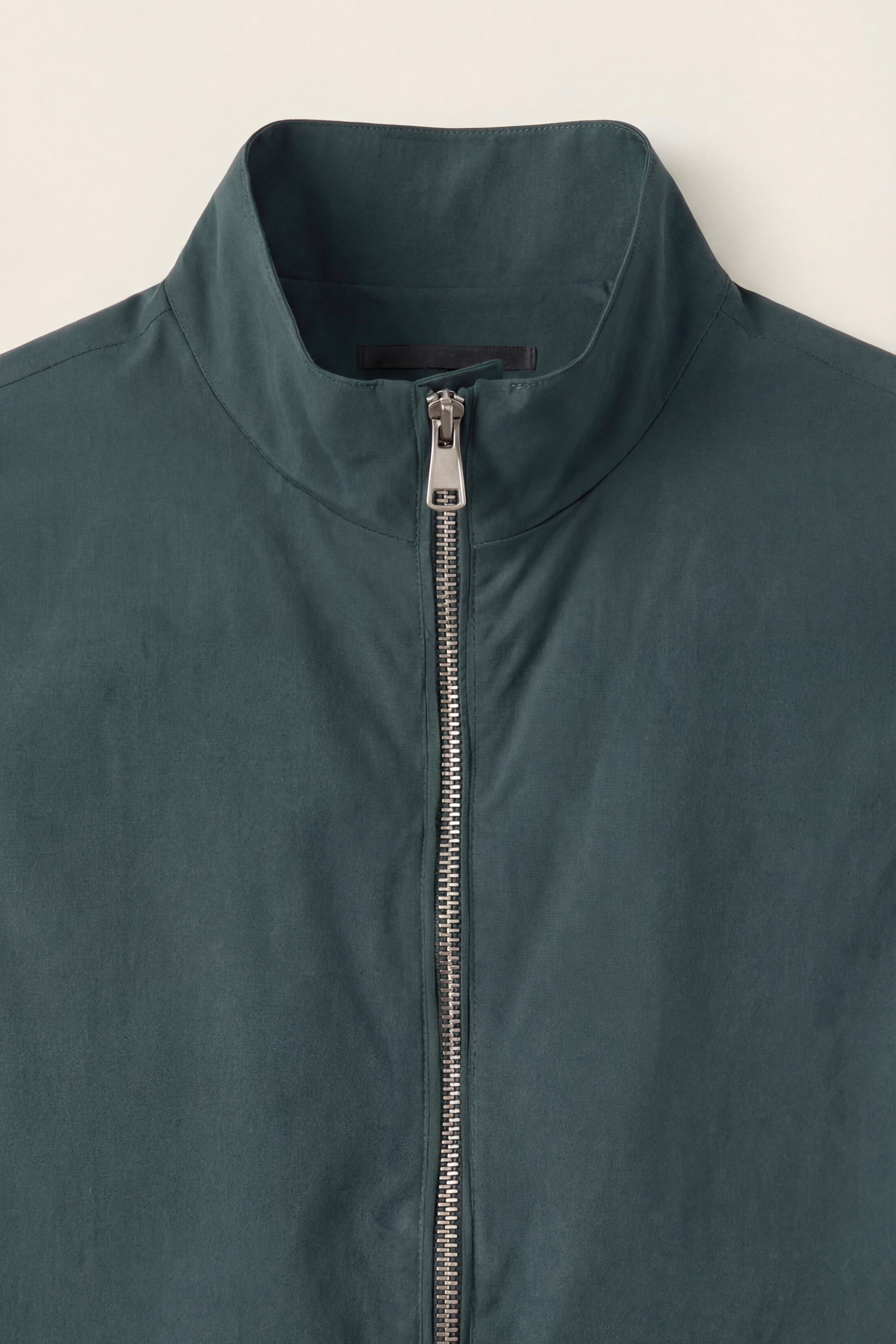 Valeno Stand-Collar Zip Vest Green