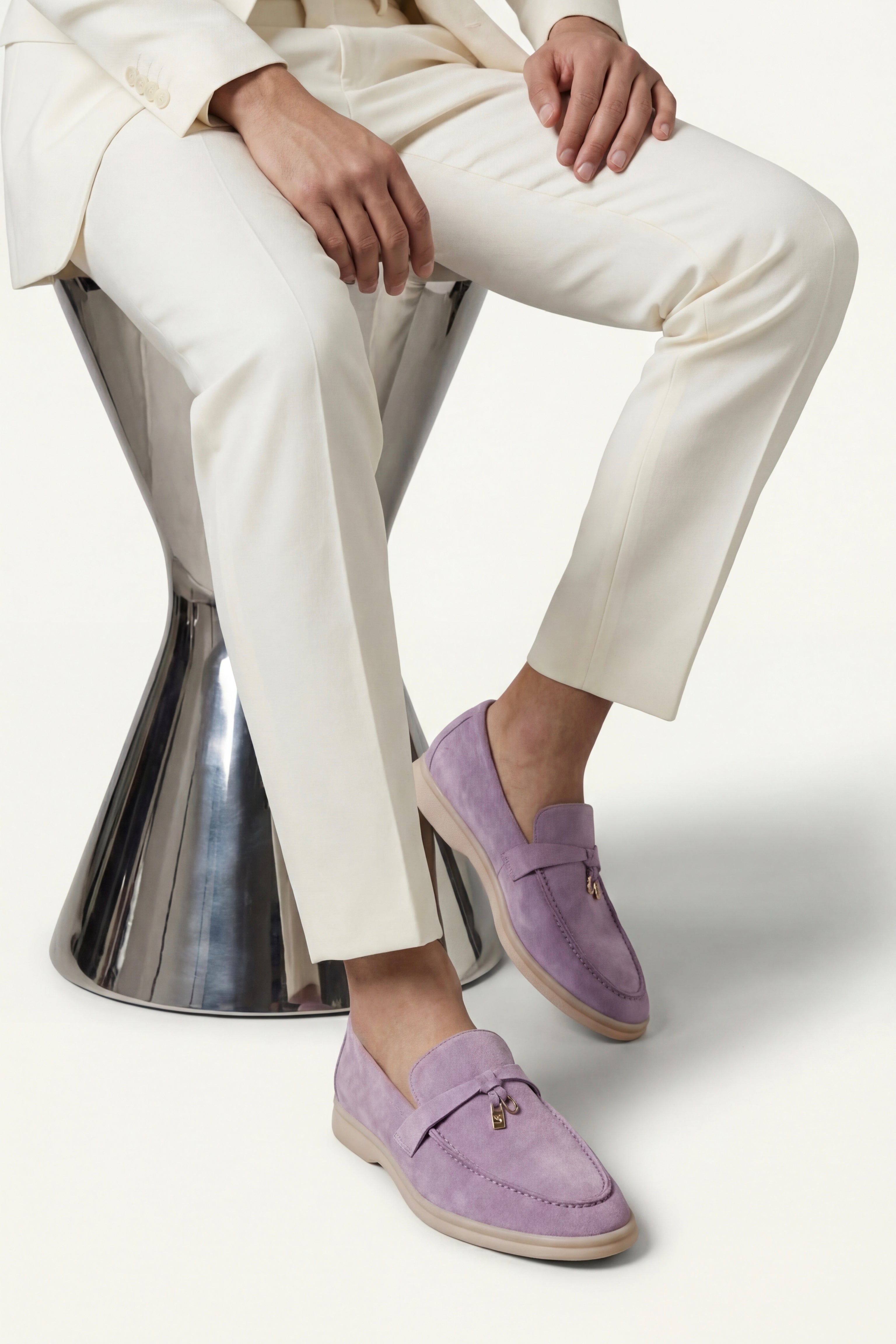 Filandori Buckle Loafer Lilac