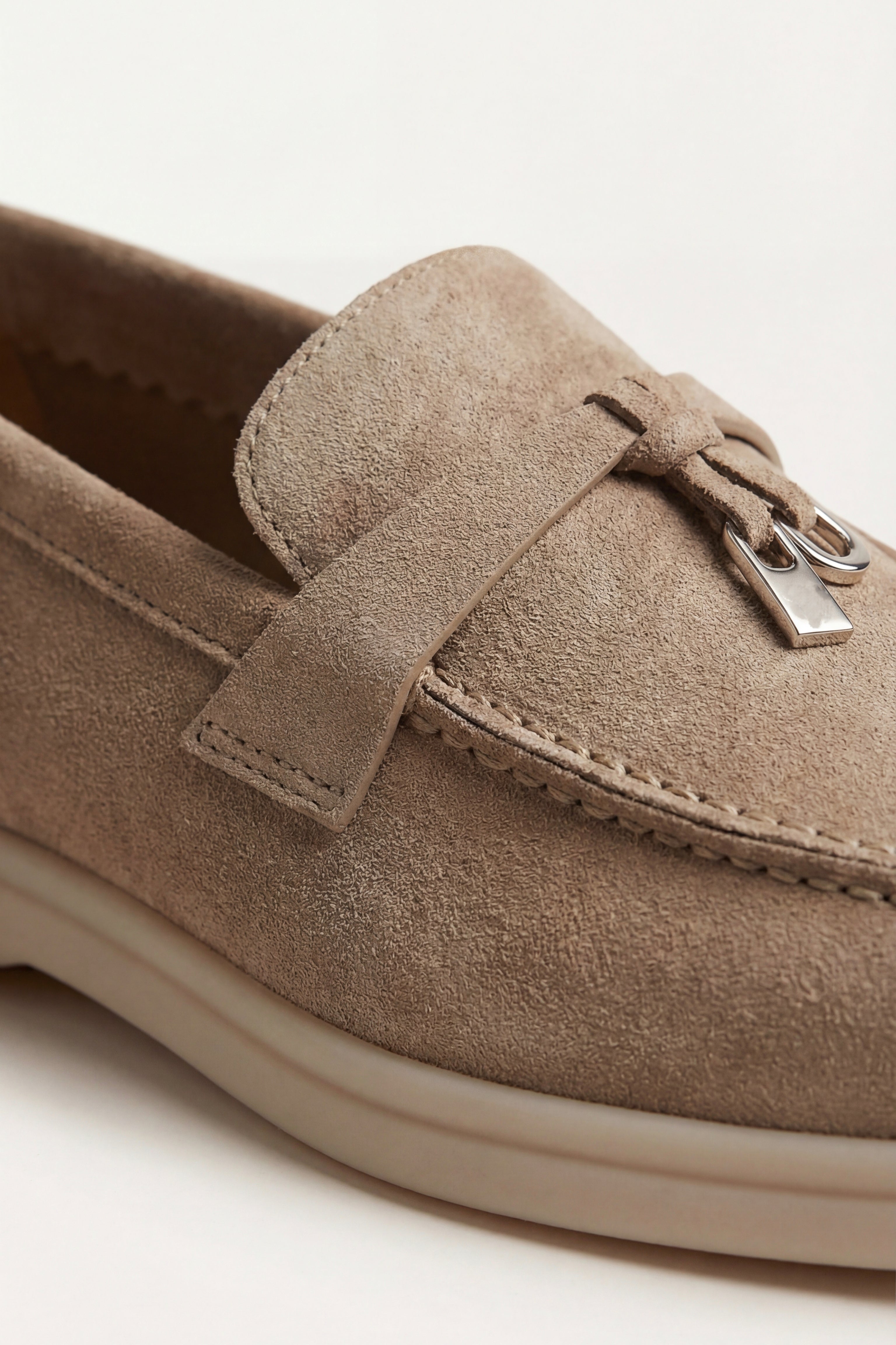 Filandori Buckle Loafer Taupe Brown